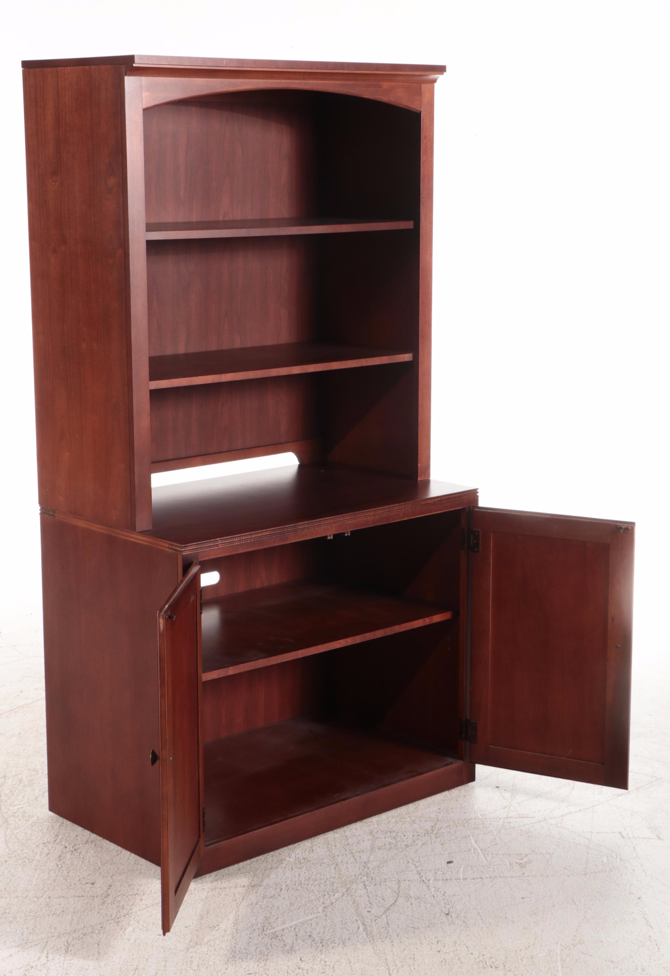 Thomasville Shaker Style Bookcase Filing Cabinet and Other Cabinets