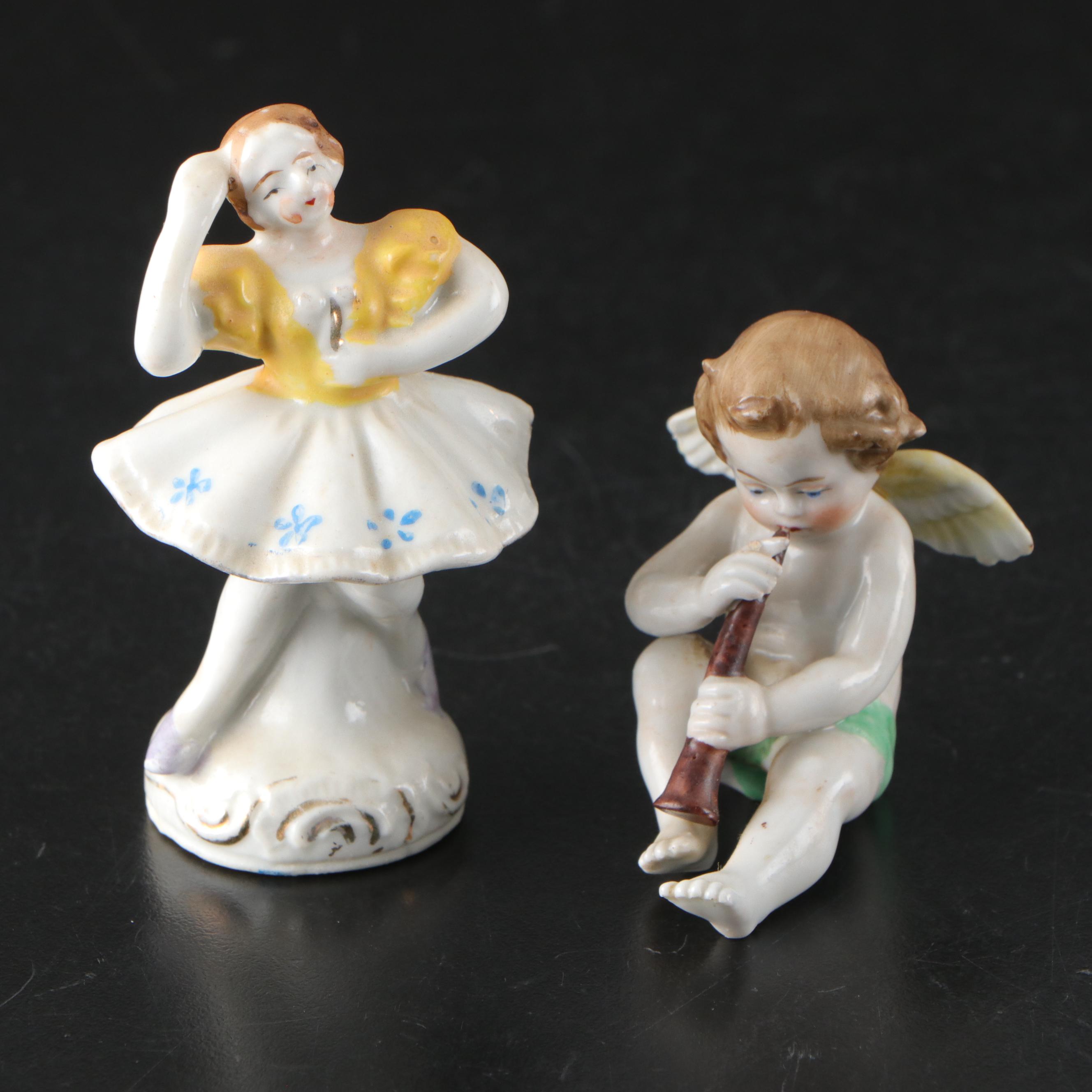 German Ceramic Toby Jug with Fairings and Other Décor