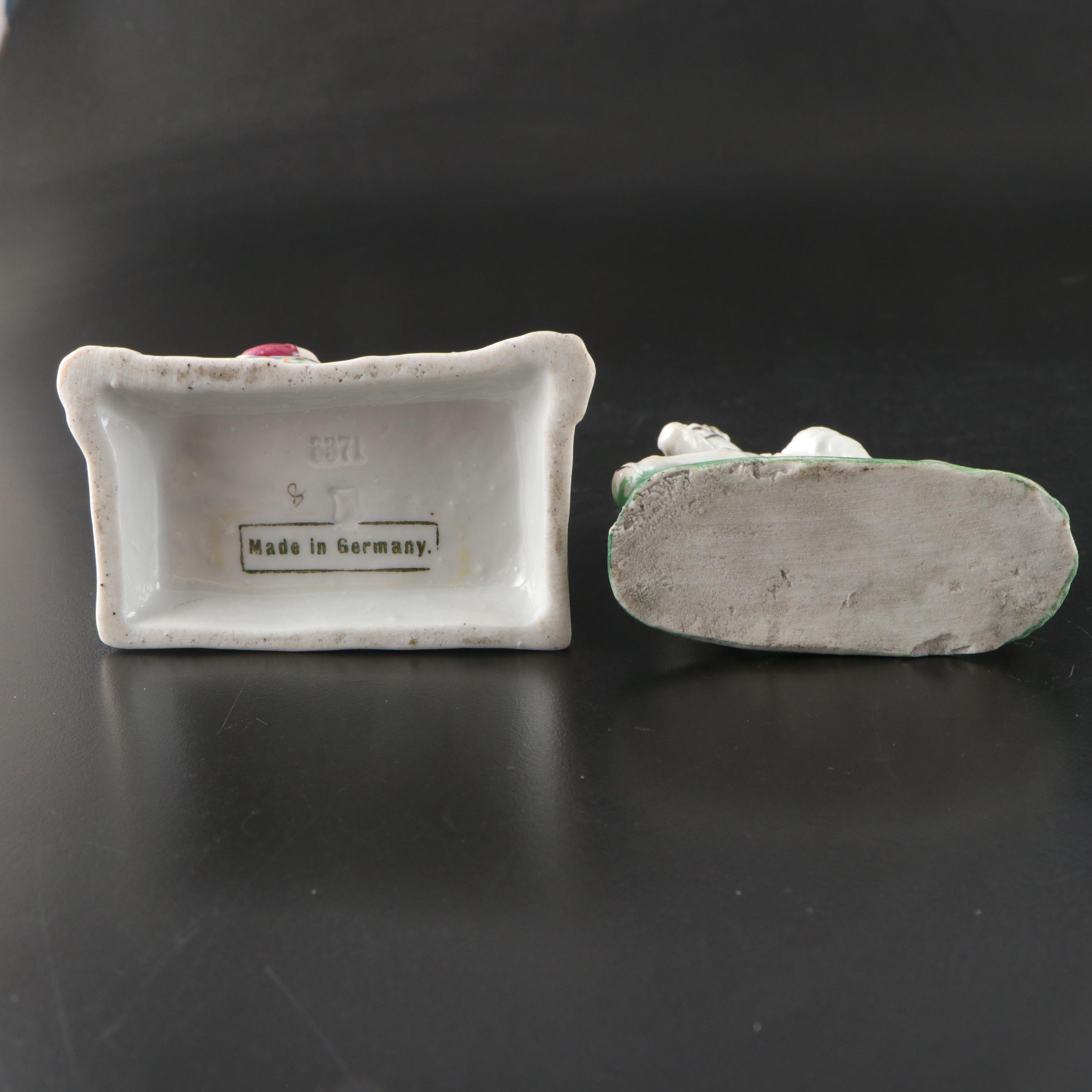 German Ceramic Toby Jug with Fairings and Other Décor