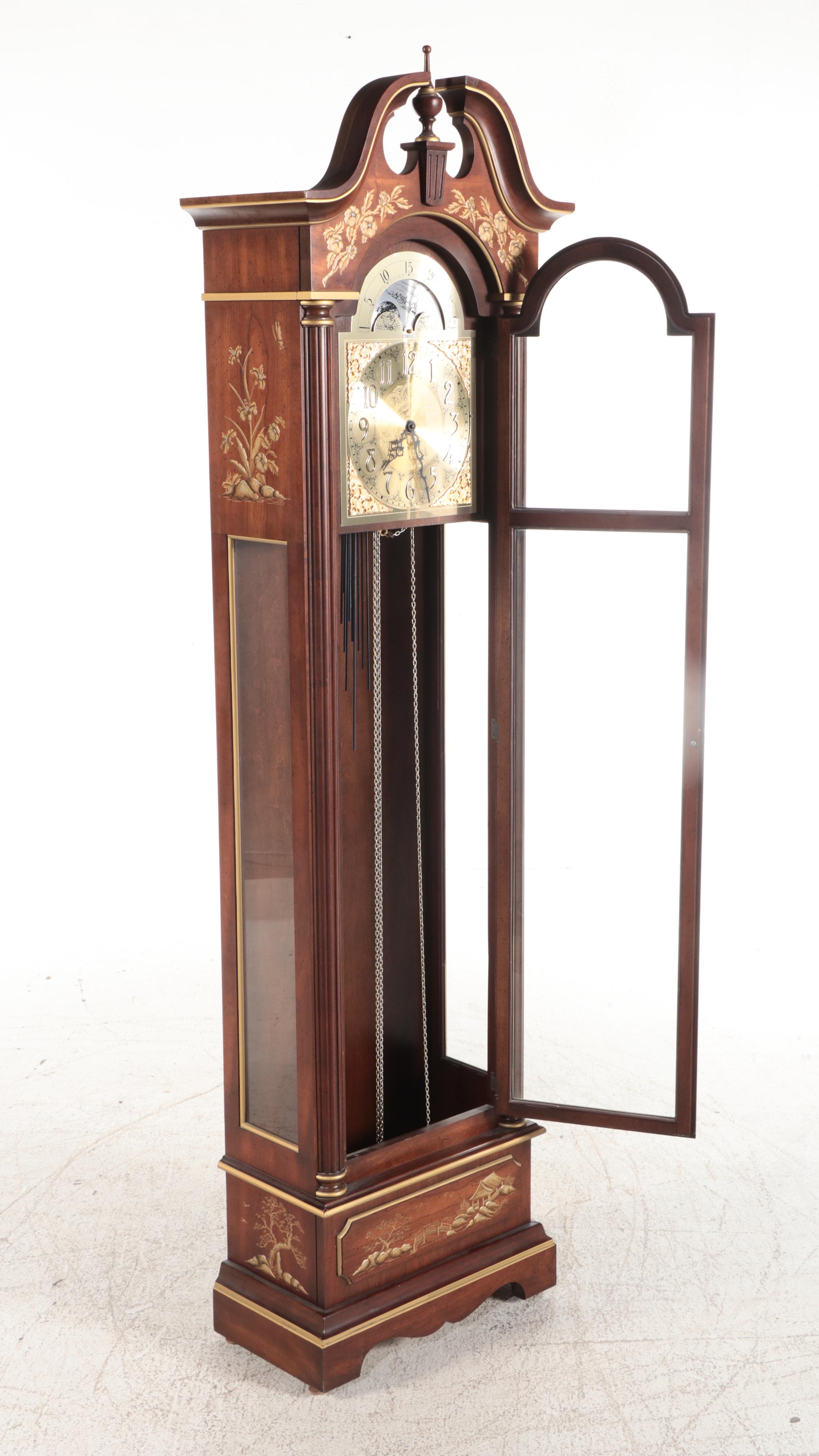 Trend Wooden Grandfather Clock, Late 20th Century
