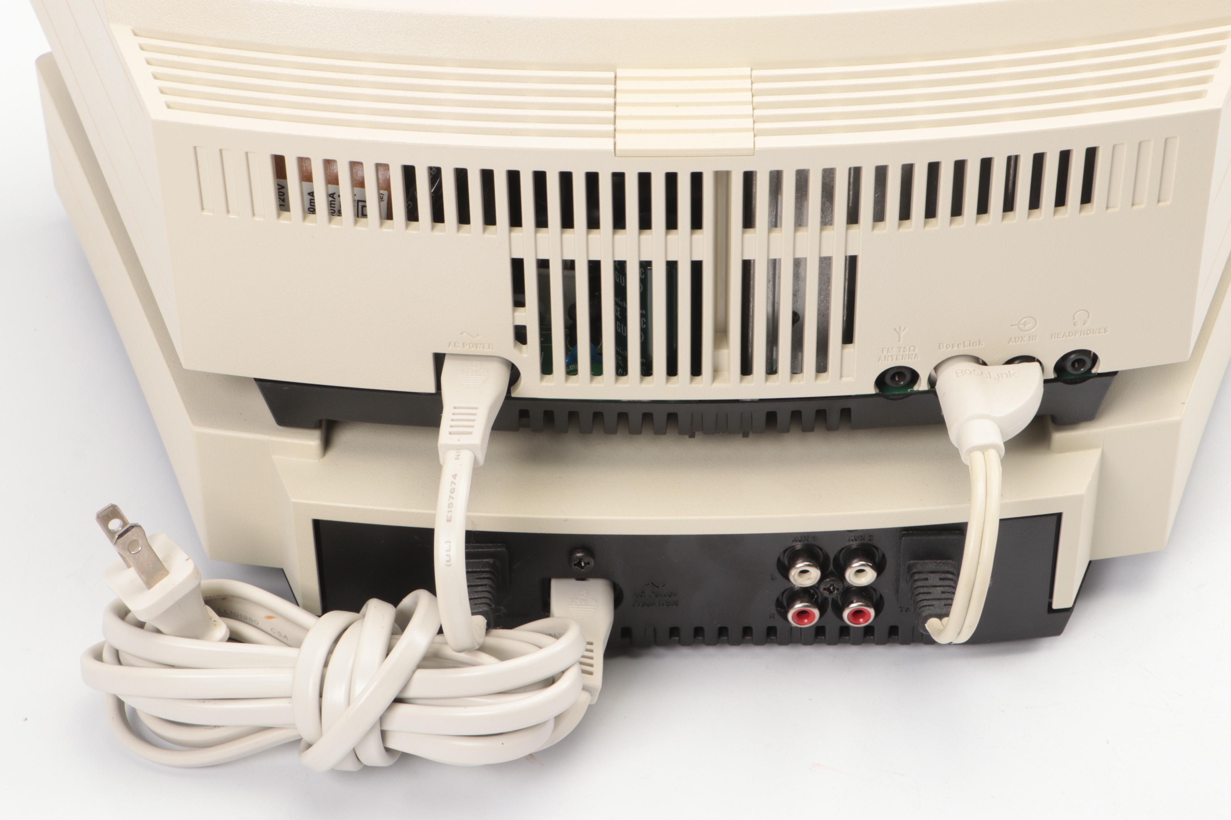 Bose Wave Music System with Multi-CD Changer Accessory and Remotes, Manuals