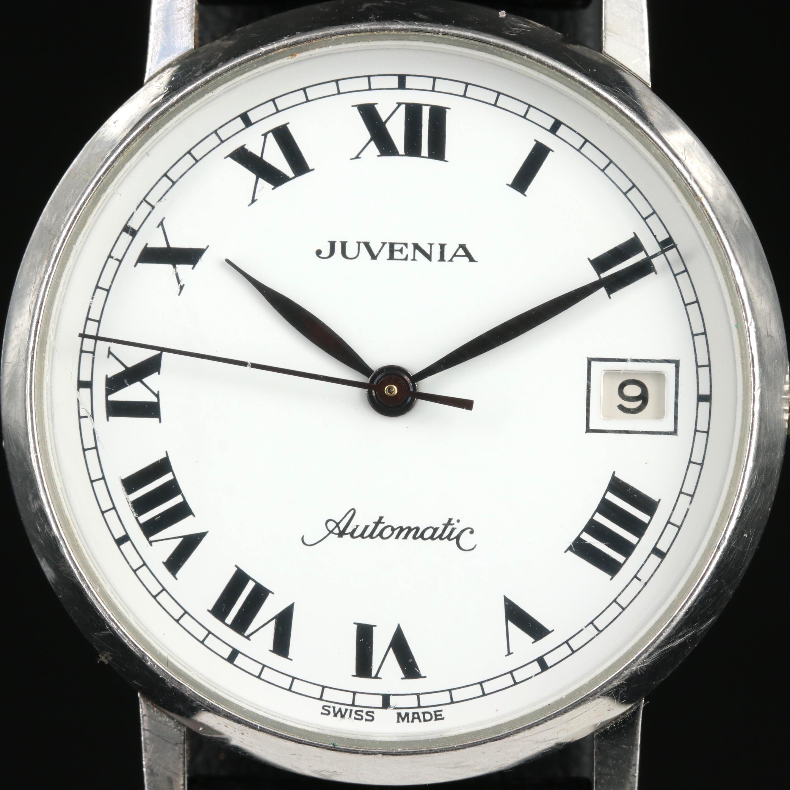 Juvenia Stainless Steel Automatic Stainless Steel Watch