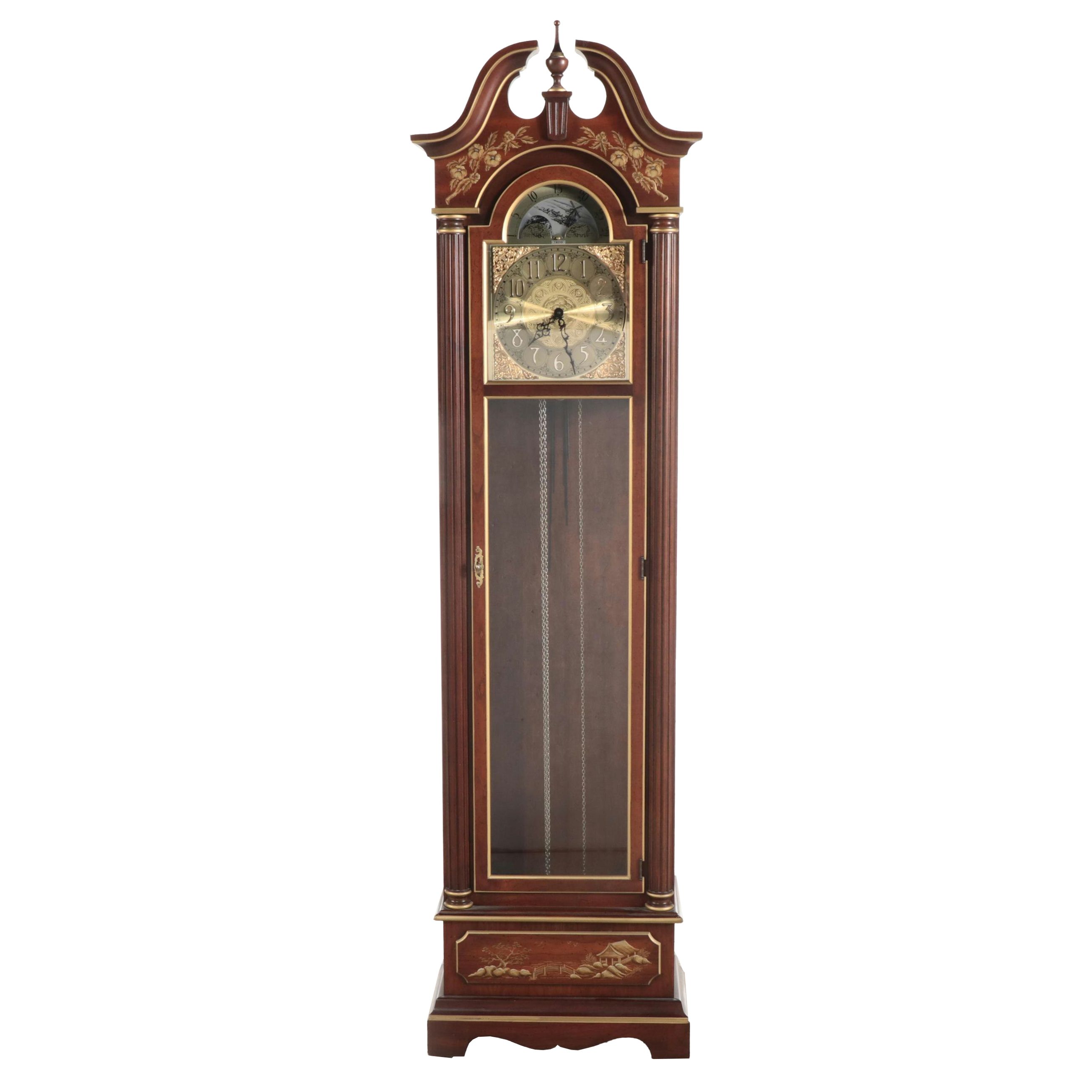 Trend Wooden Grandfather Clock, Late 20th Century
