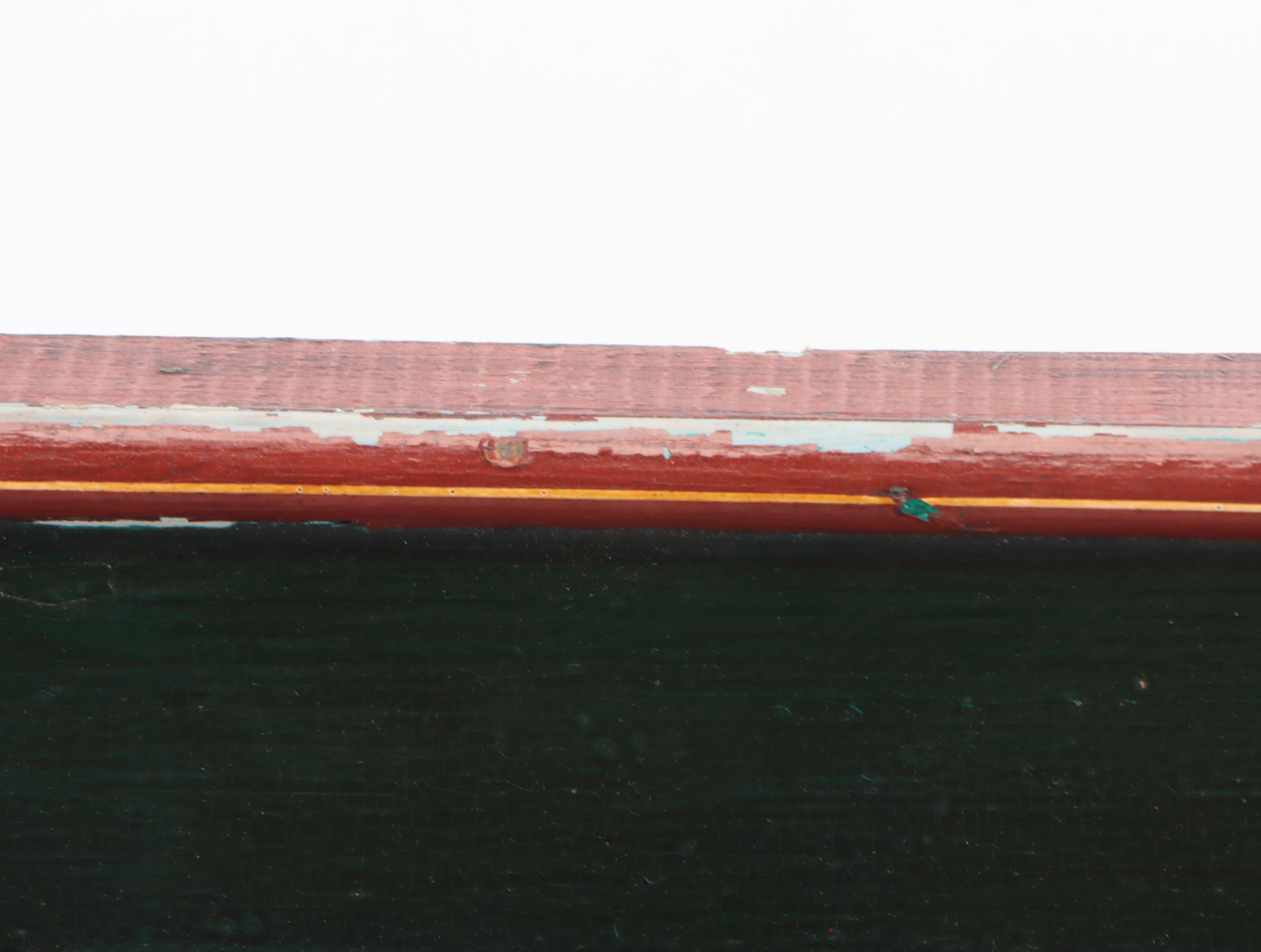 S. V. Copley Naval Architect Model Half-Hull Mount Model of Ship No. 11, 1857