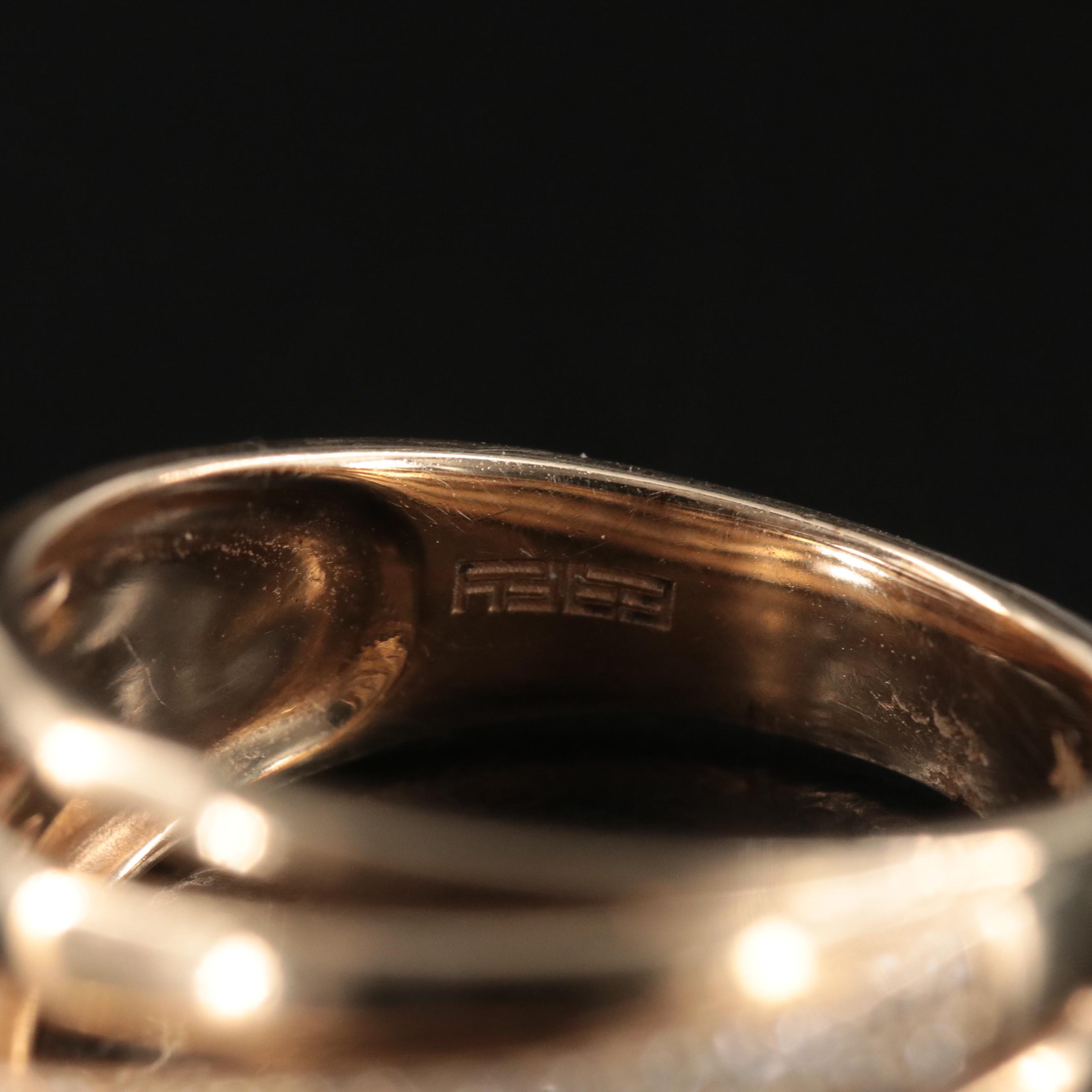 EFFY 14K 0.32 CTW Diamond Crossover Ring