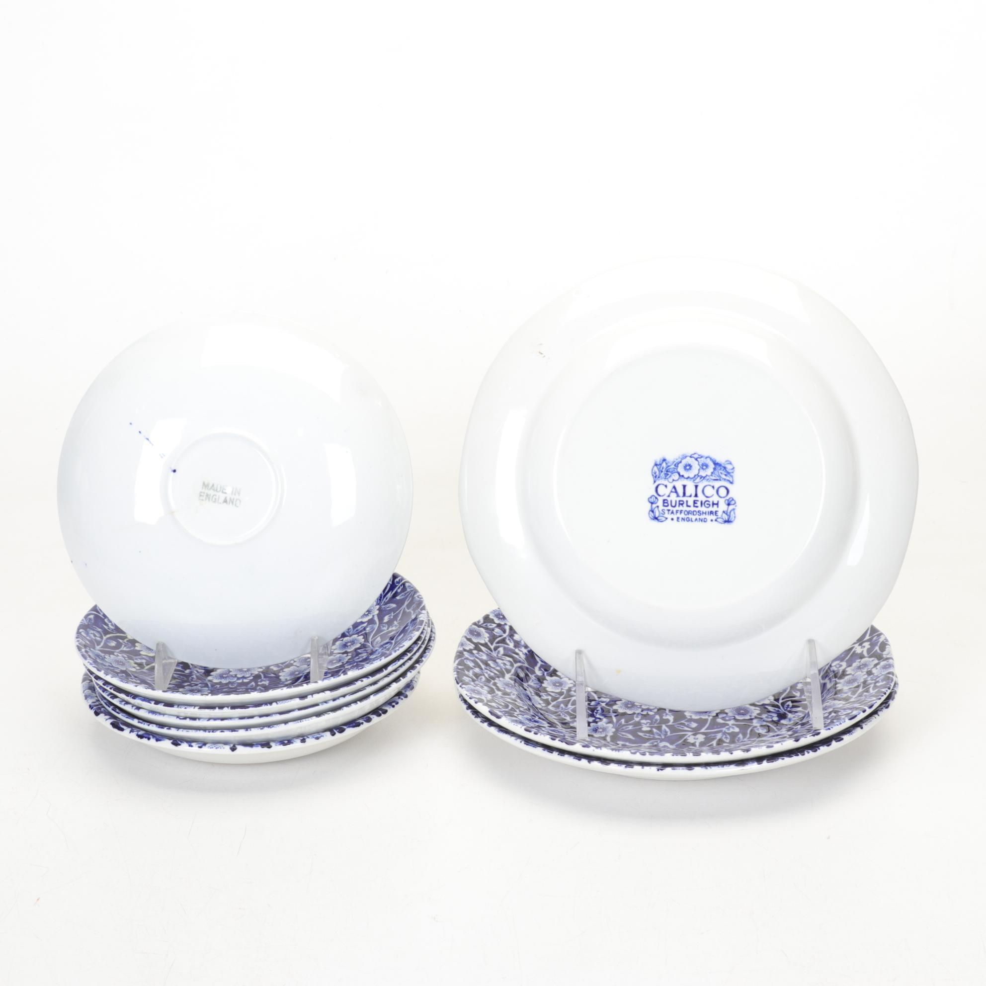 Burleigh "Calico" Dinnerware, Mid 20th Century