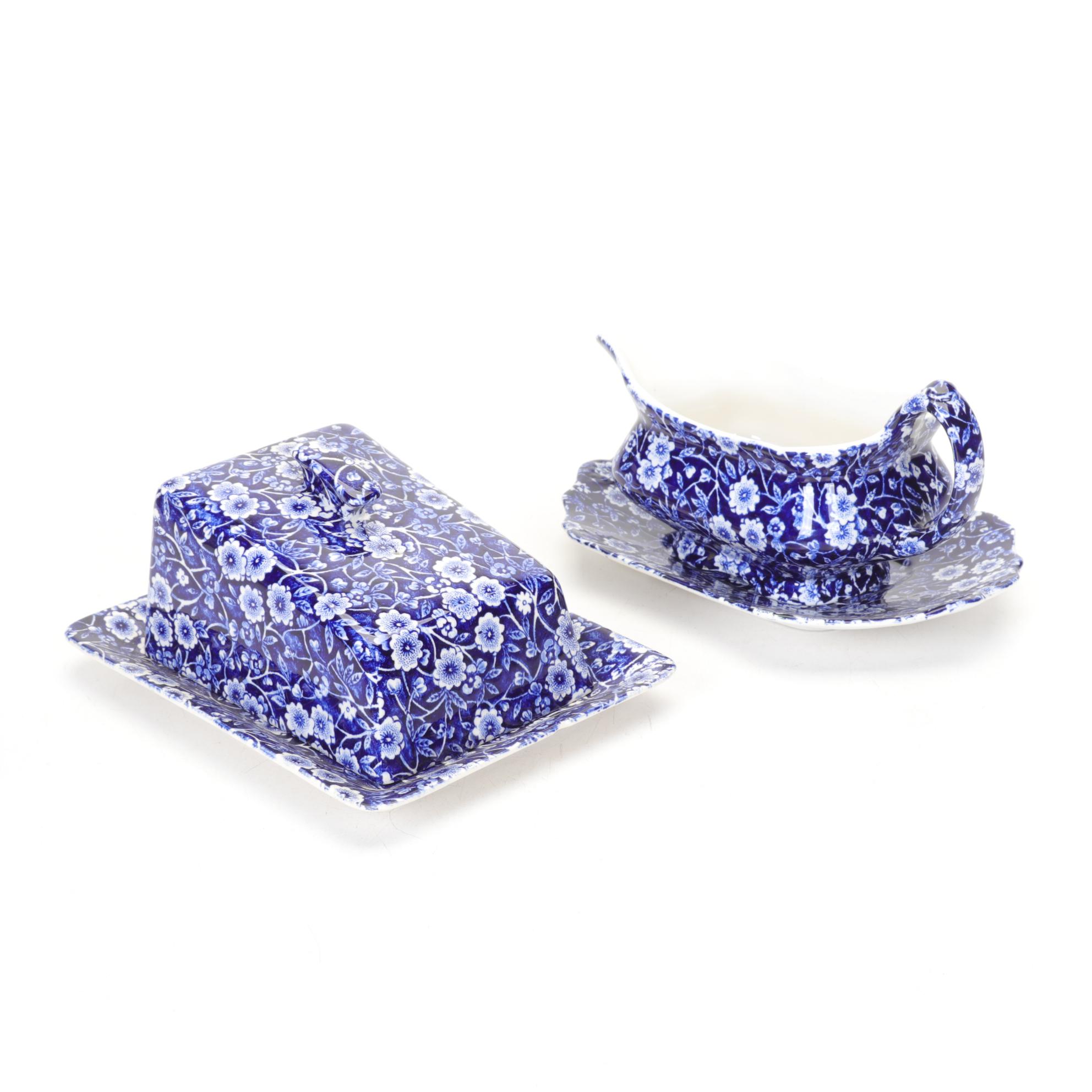 Burleigh "Calico" Dinnerware, Mid 20th Century