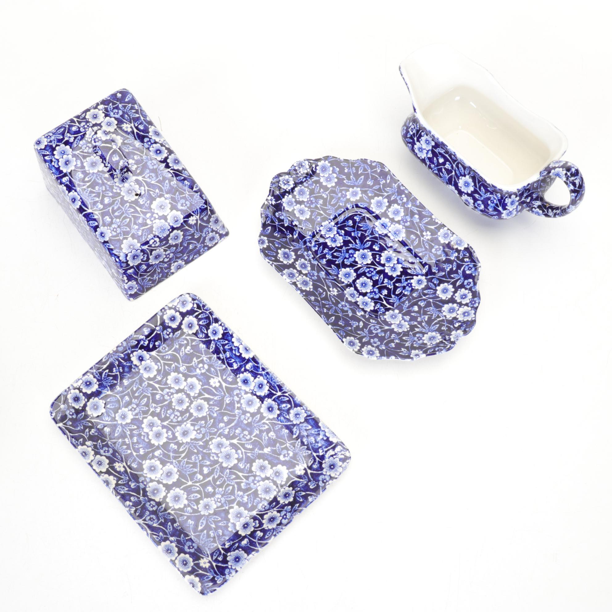 Burleigh "Calico" Dinnerware, Mid 20th Century