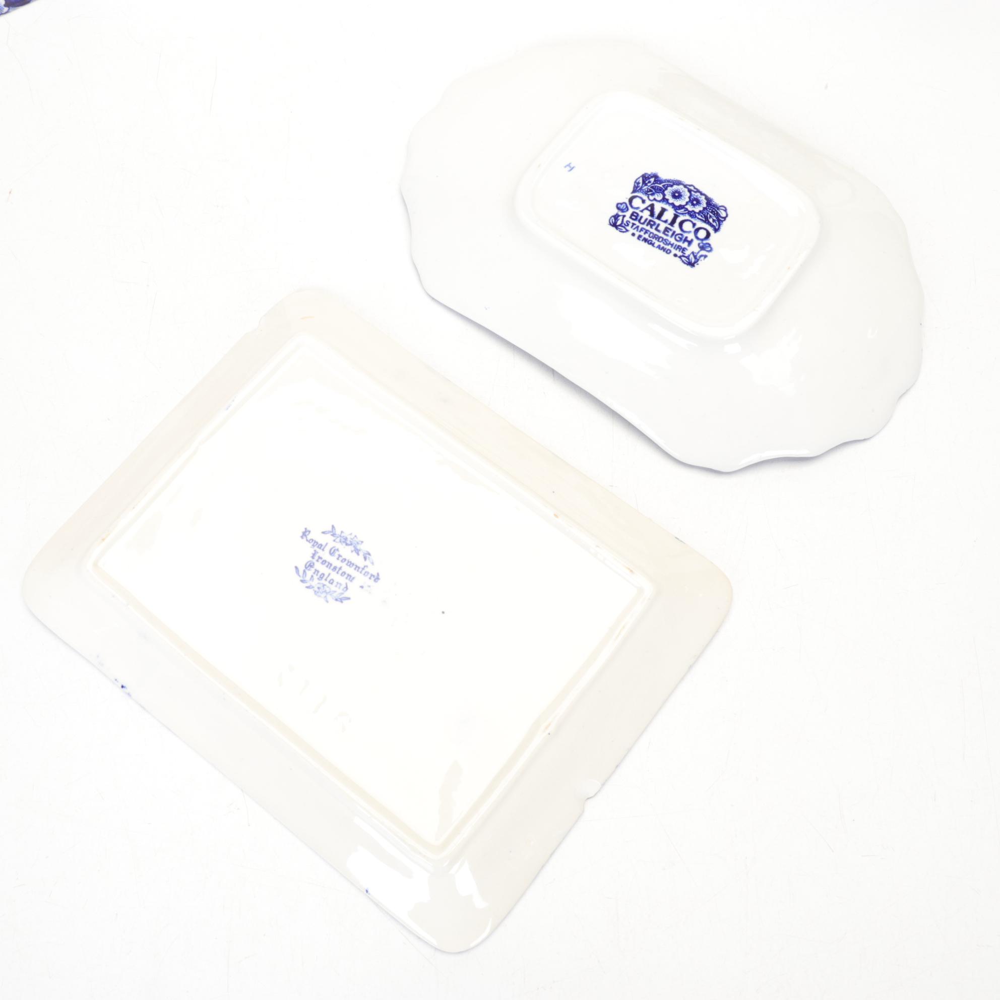 Burleigh "Calico" Dinnerware, Mid 20th Century