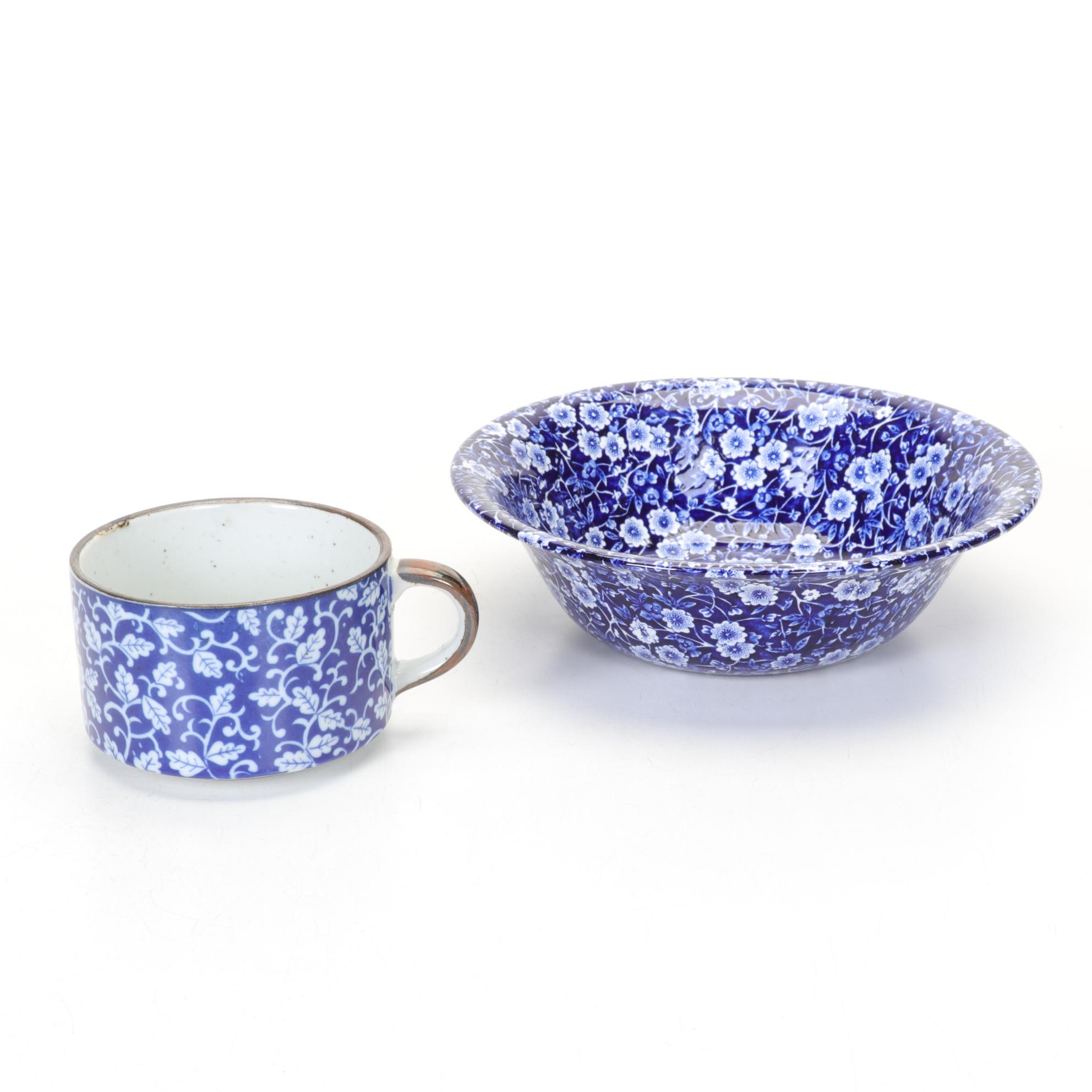 Burleigh "Calico" Dinnerware, Mid 20th Century