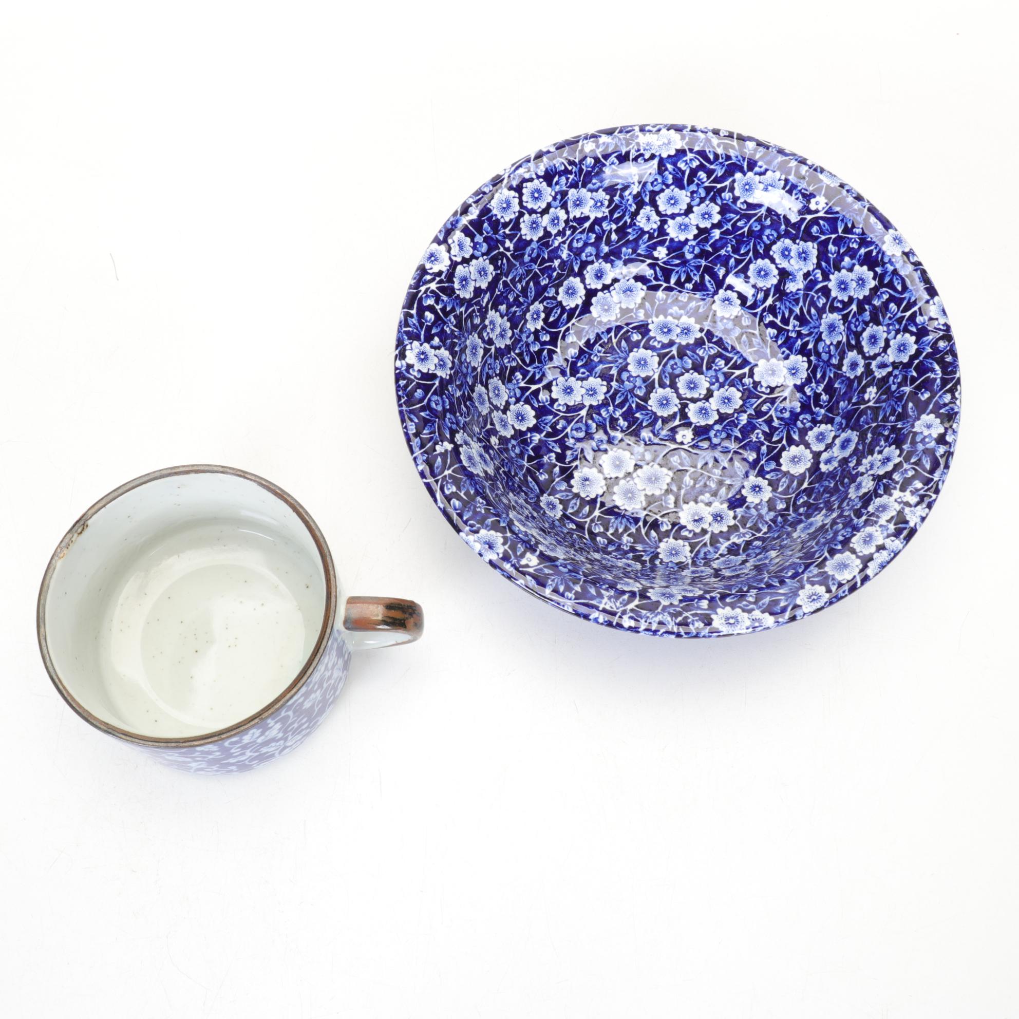 Burleigh "Calico" Dinnerware, Mid 20th Century