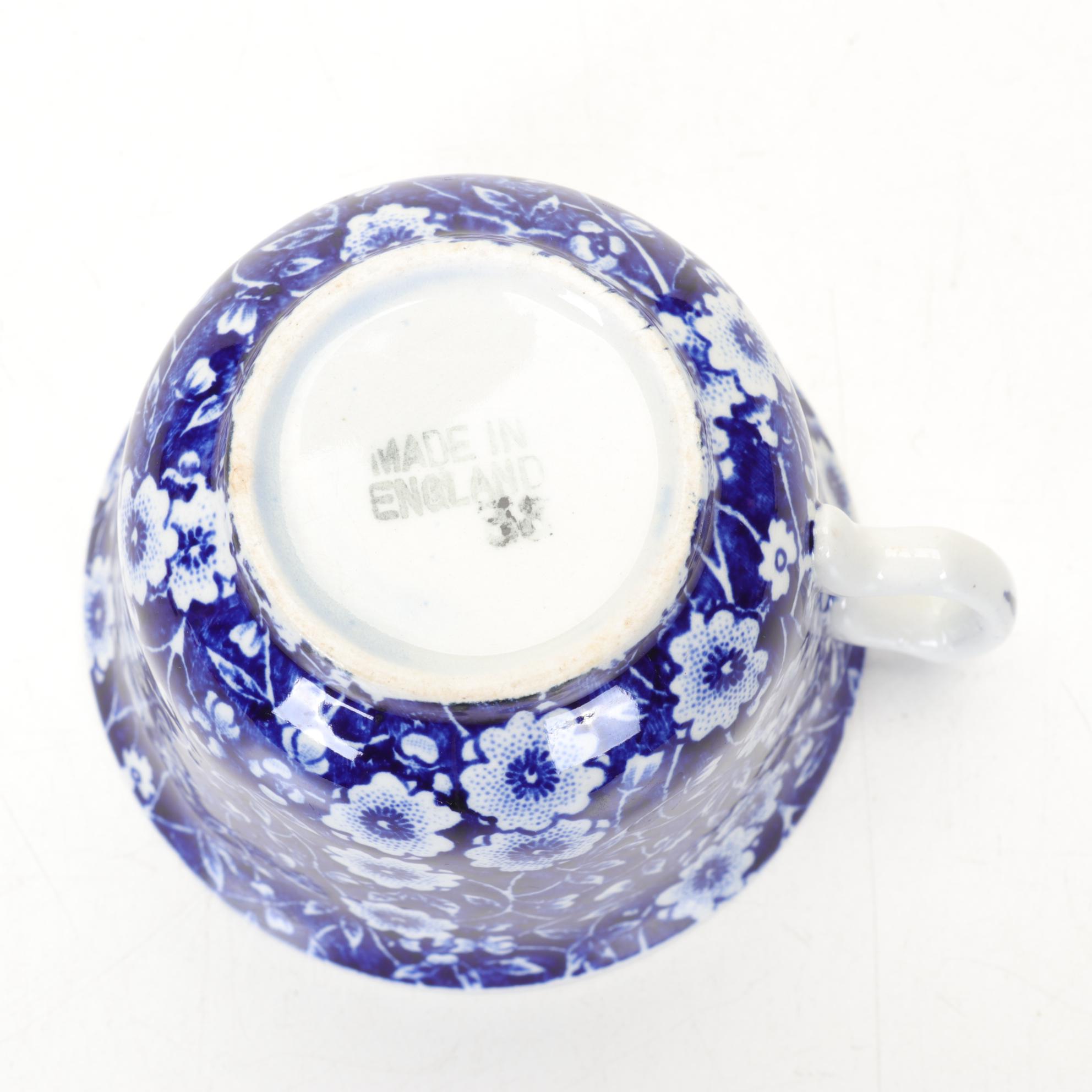 Burleigh "Calico" Dinnerware, Mid 20th Century