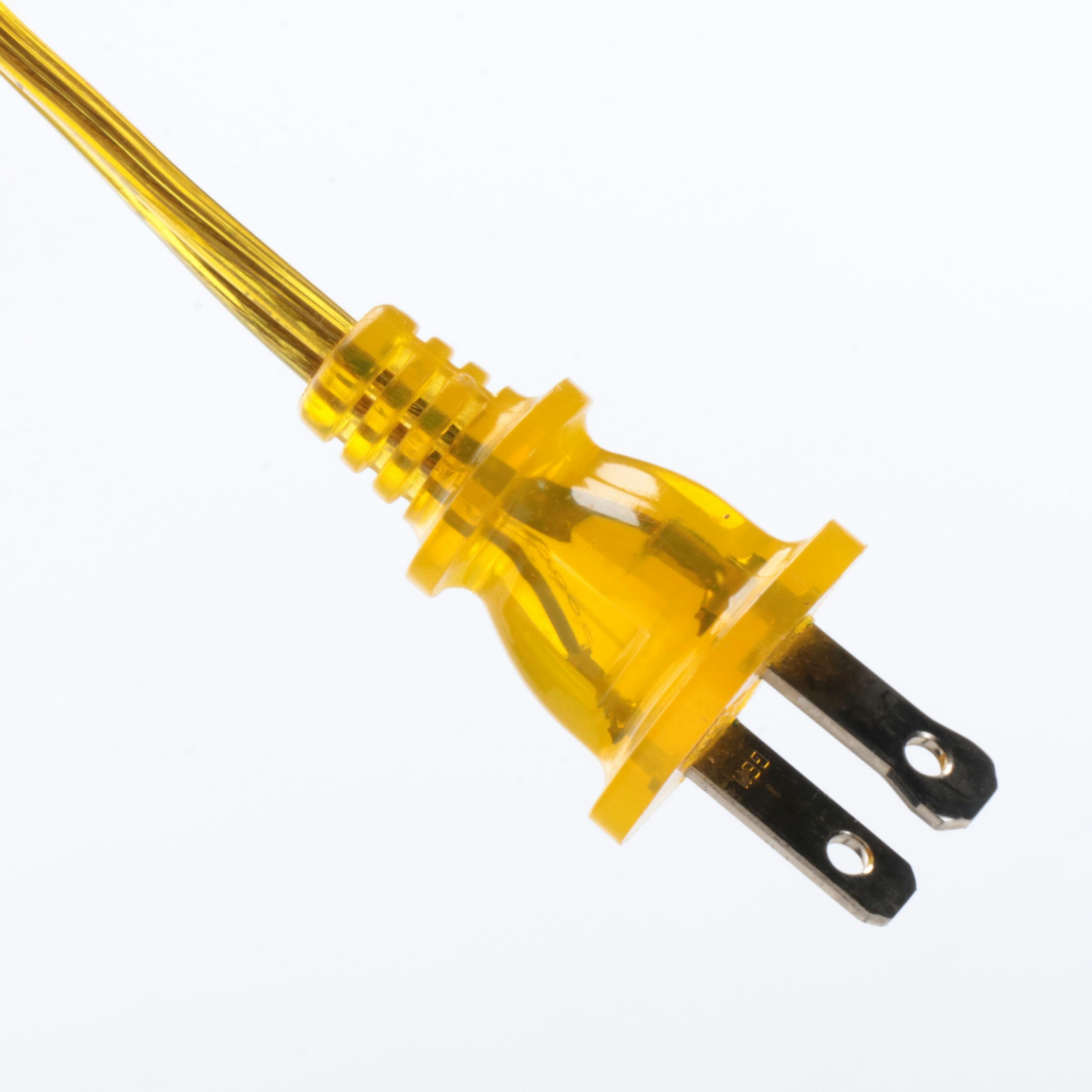 Pair of Cast Resin and Painted Table Lamps with Silk and Linen Shades, 21st C.