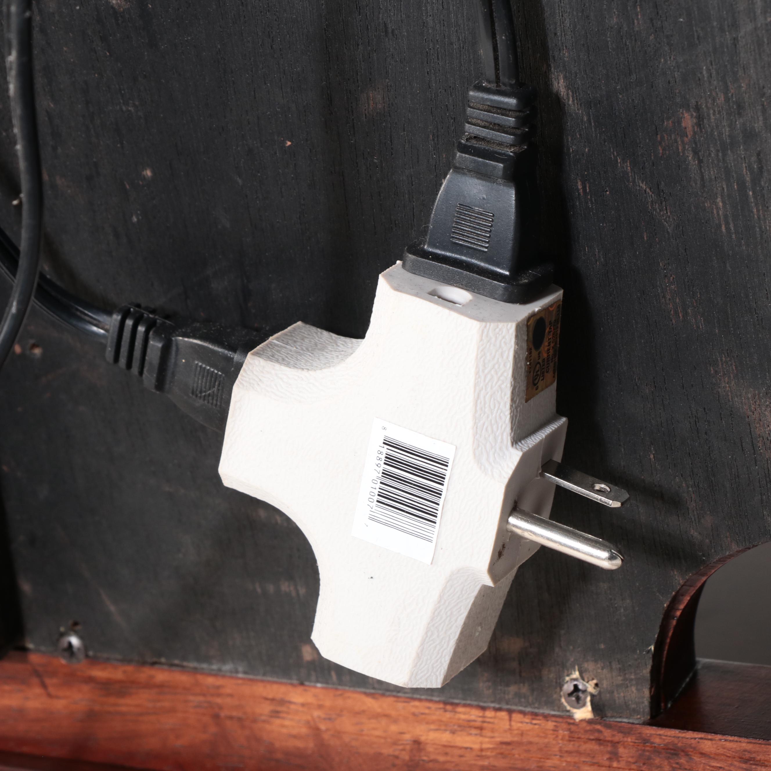 Thomasville Computer Credenza and Hutch with Leather Office Chair