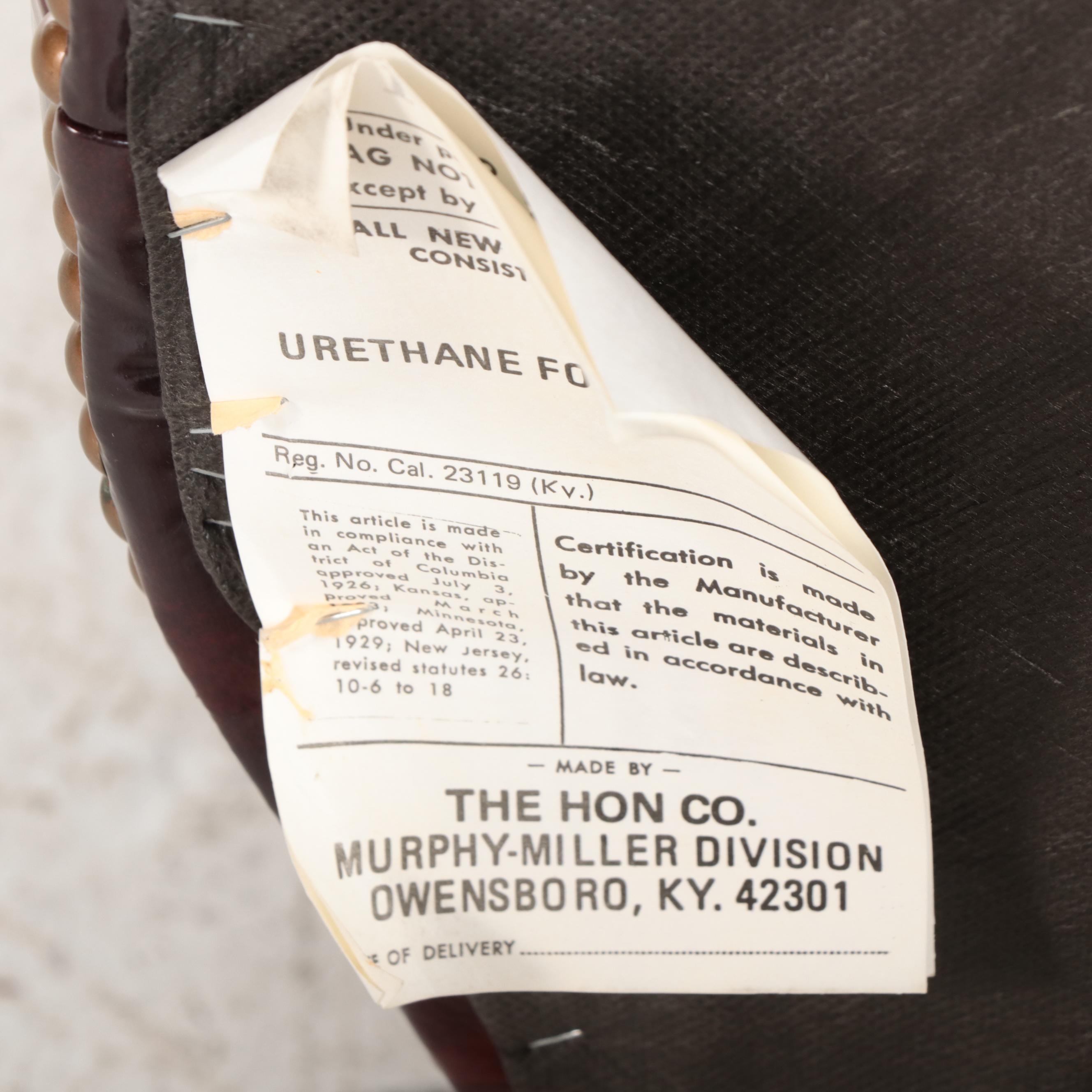 Thomasville Computer Credenza and Hutch with Leather Office Chair