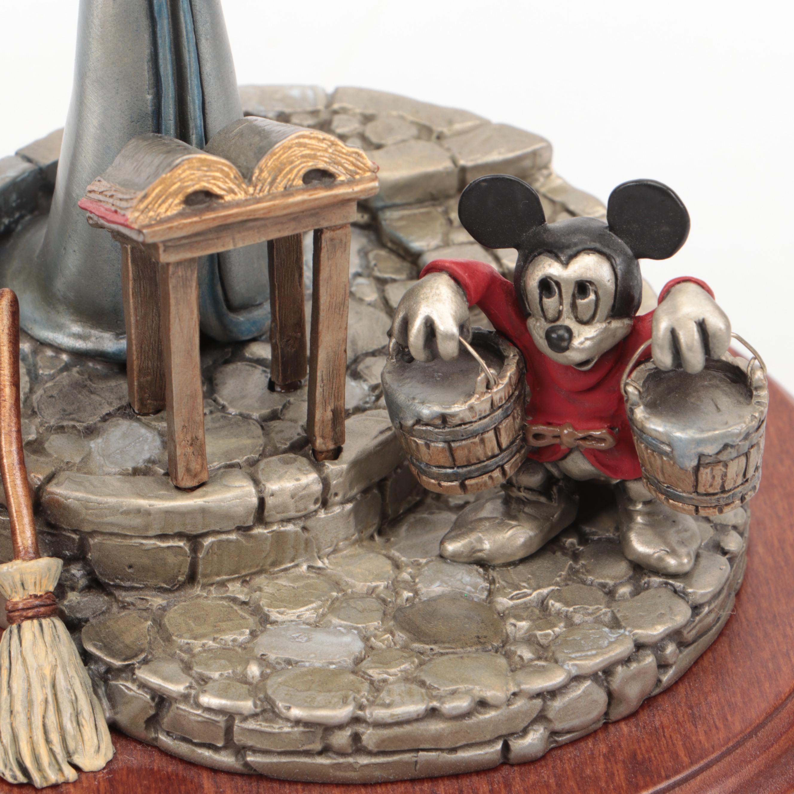 Hudson Limited Edition Pewter on Wood "Fantasia" Figurines