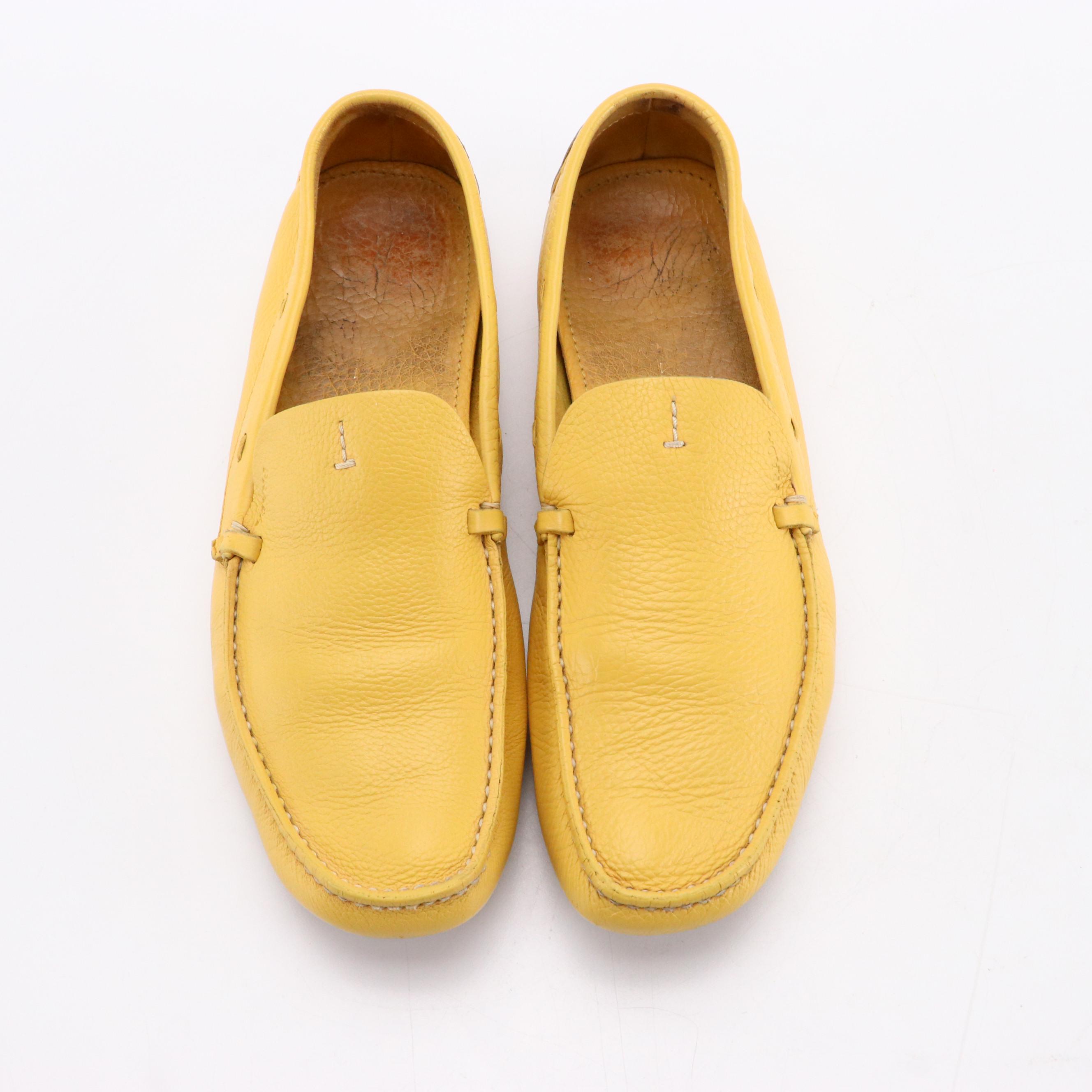 Prada Leather Driving Shoes with Box