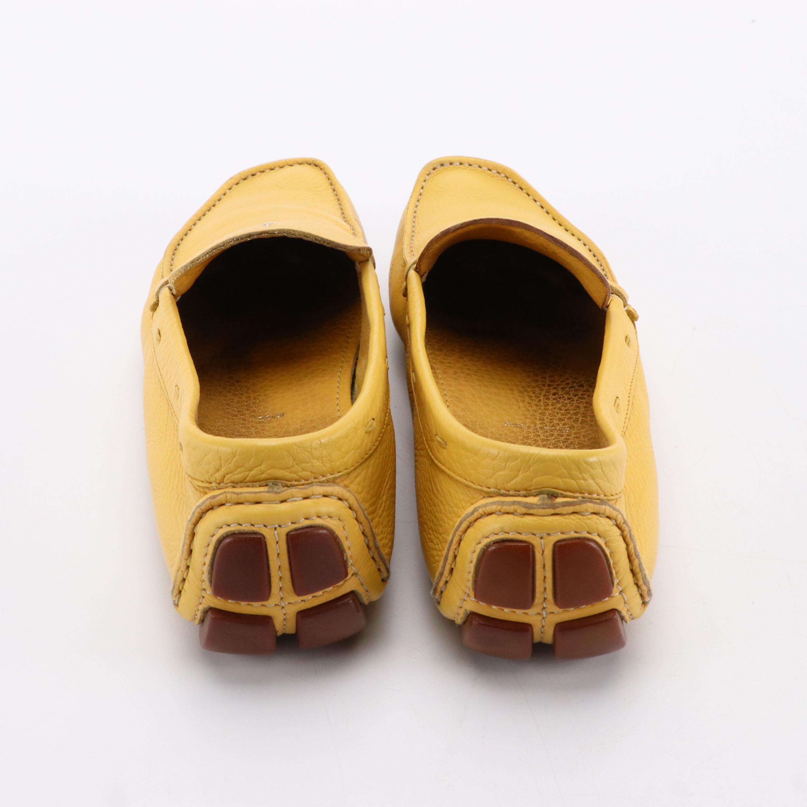 Prada Leather Driving Shoes with Box