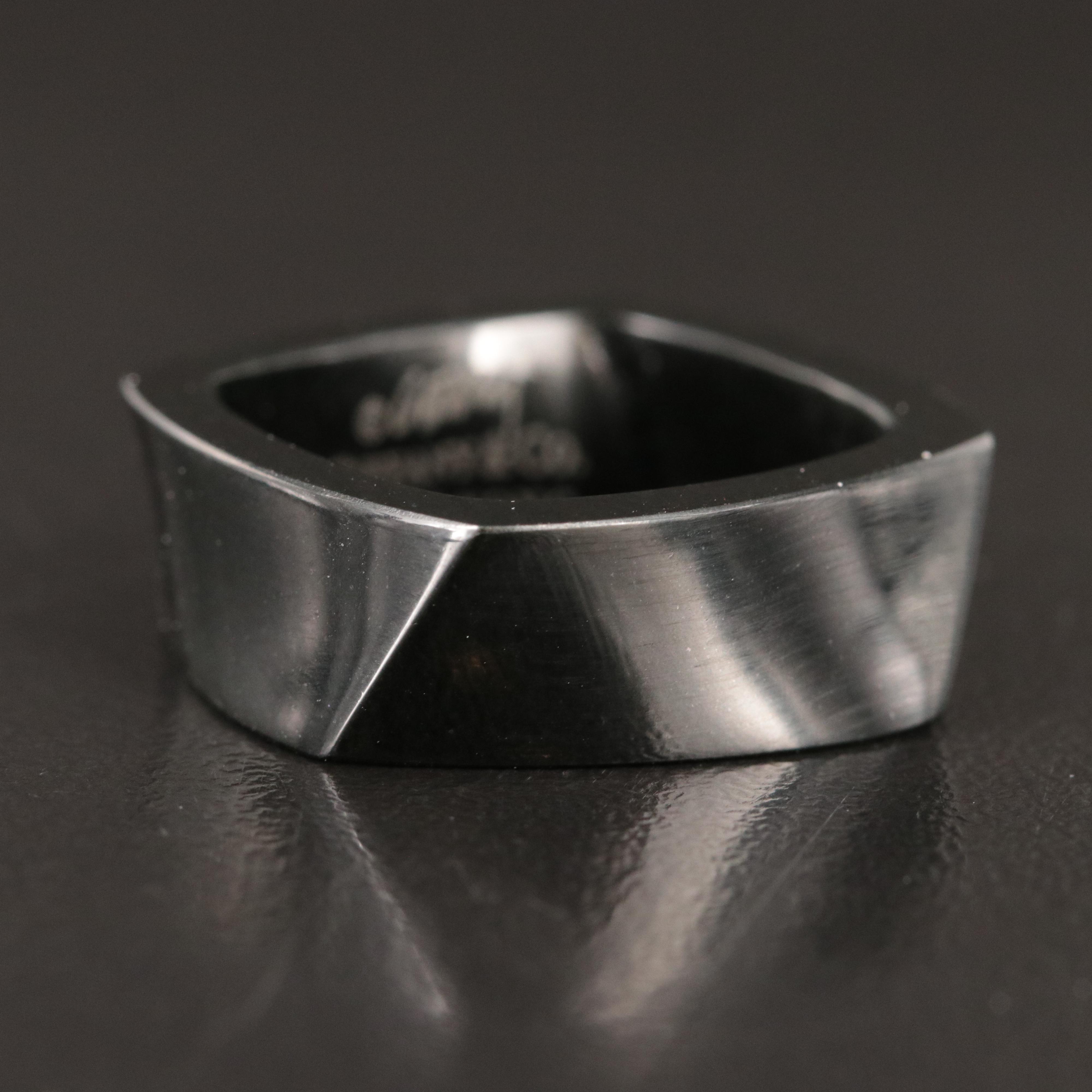 Frank Gehry for Tiffany & Co. Black Onyx Torque Ring