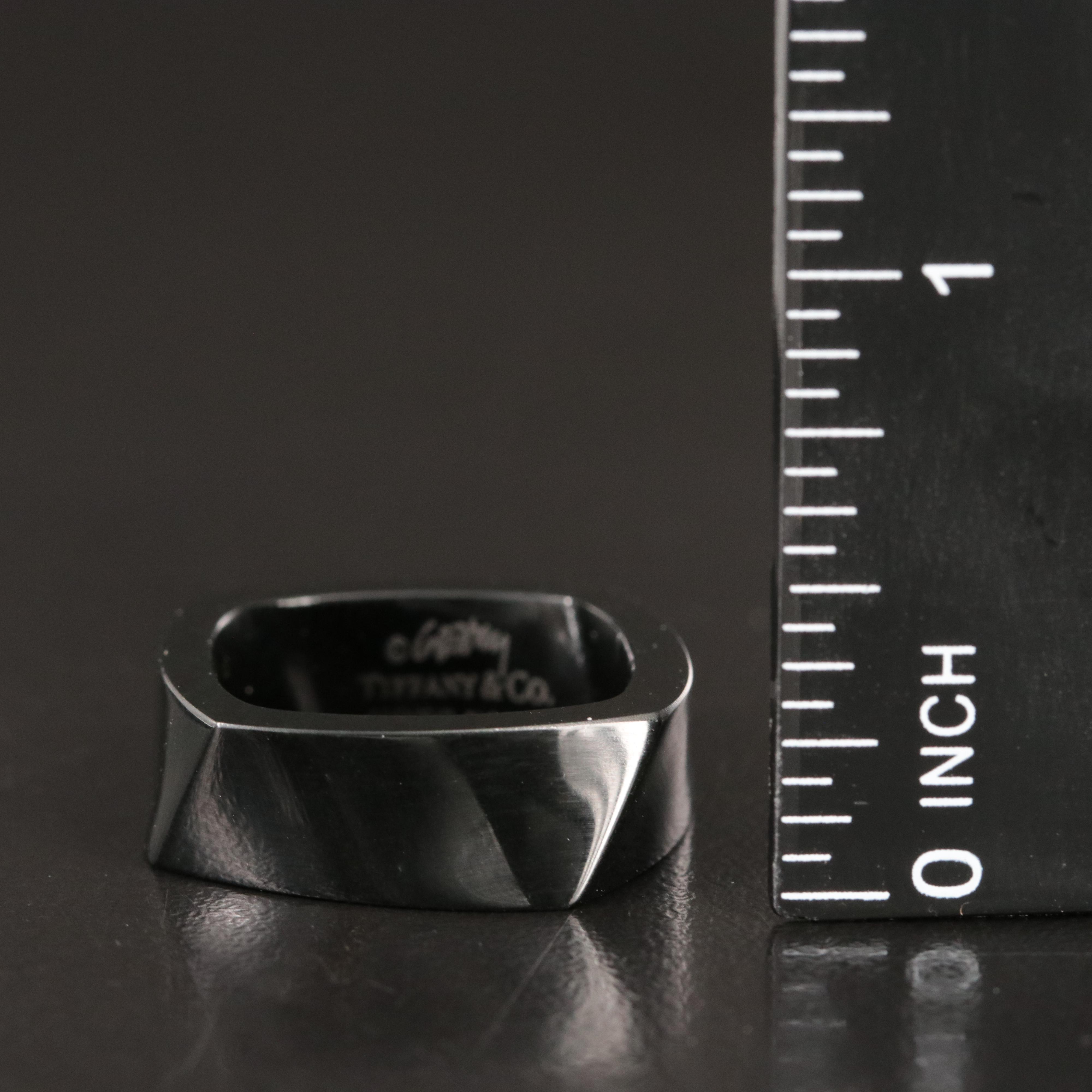 Frank Gehry for Tiffany & Co. Black Onyx Torque Ring