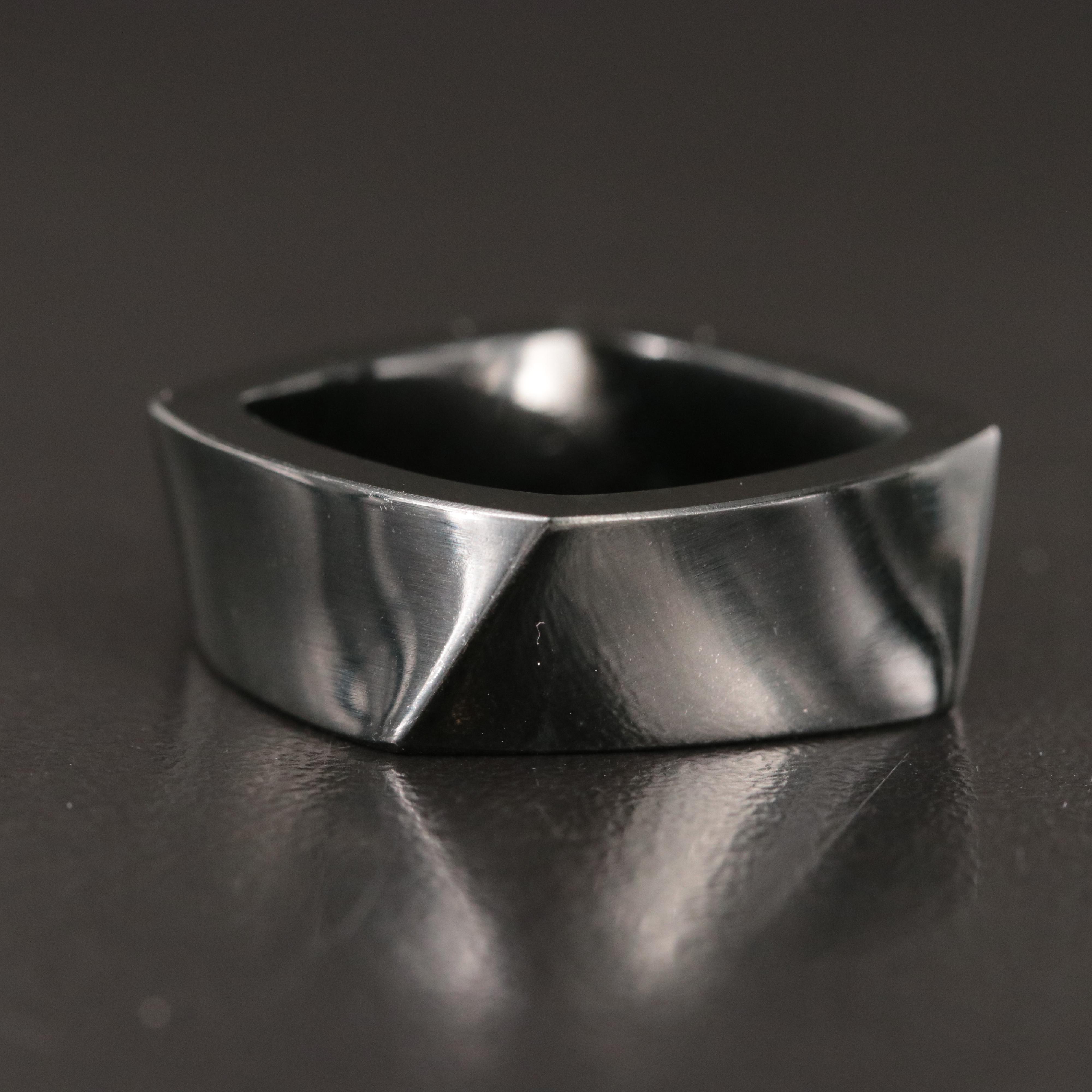 Frank Gehry for Tiffany & Co. Black Onyx Torque Ring