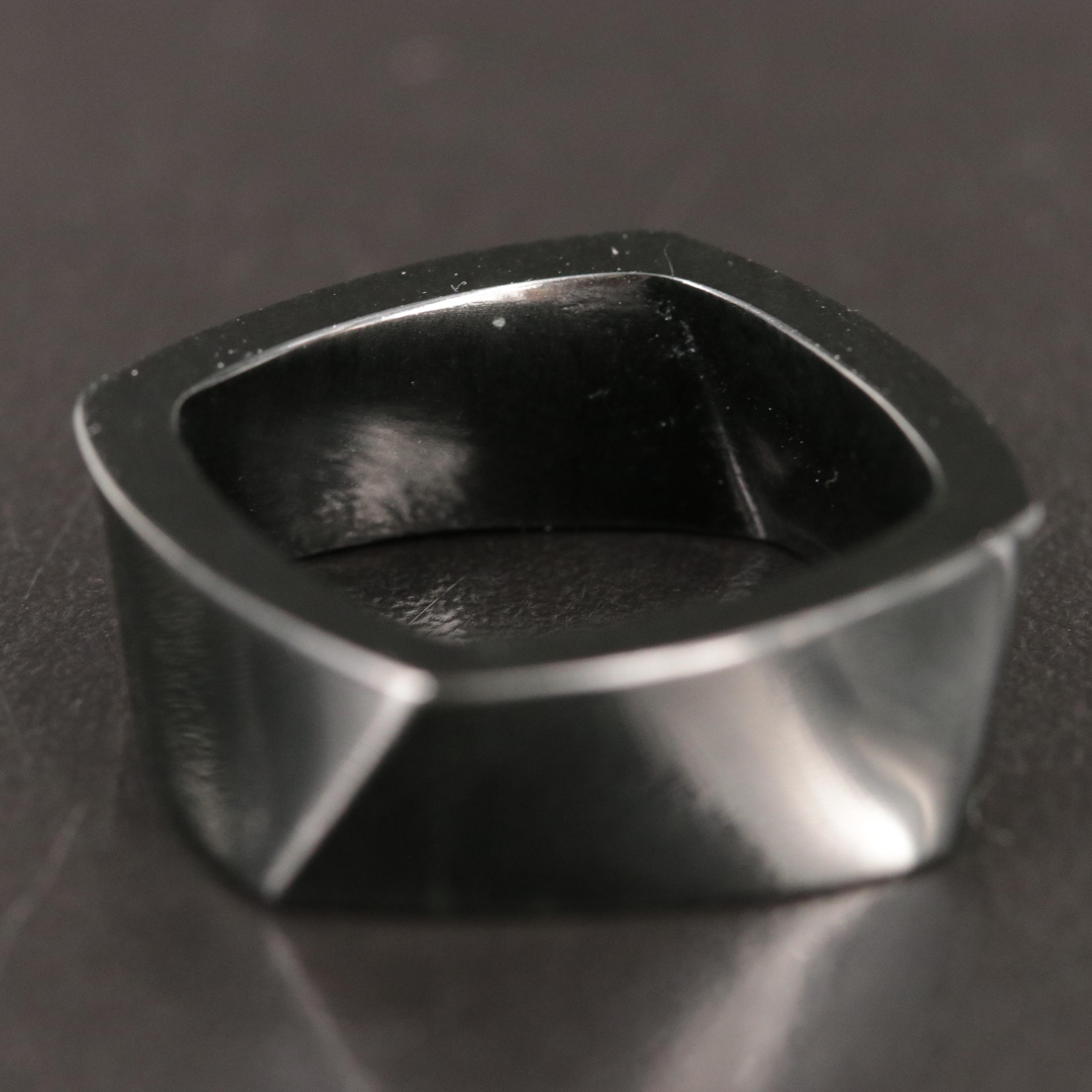 Frank Gehry for Tiffany & Co. Black Onyx Torque Ring