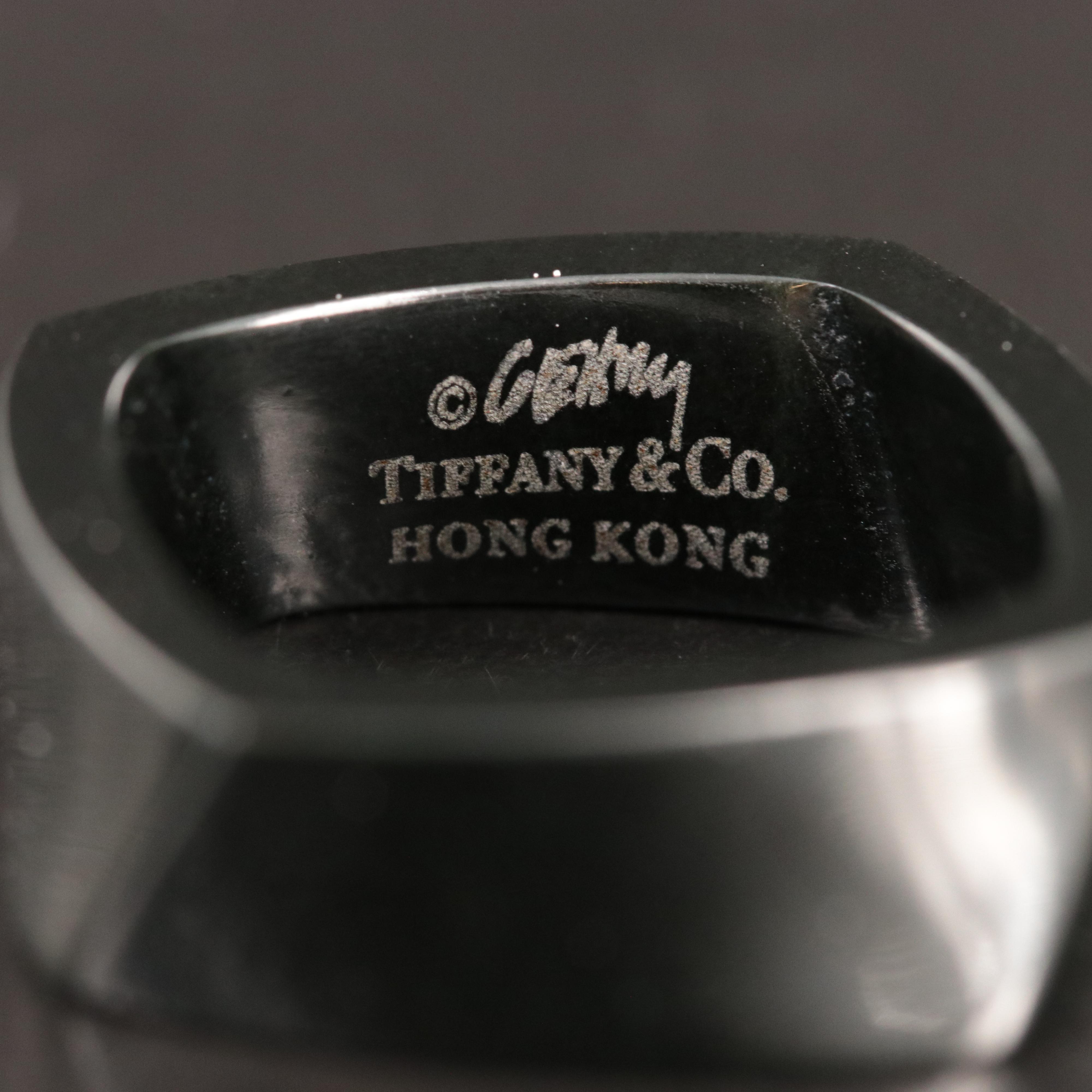 Frank Gehry for Tiffany & Co. Black Onyx Torque Ring