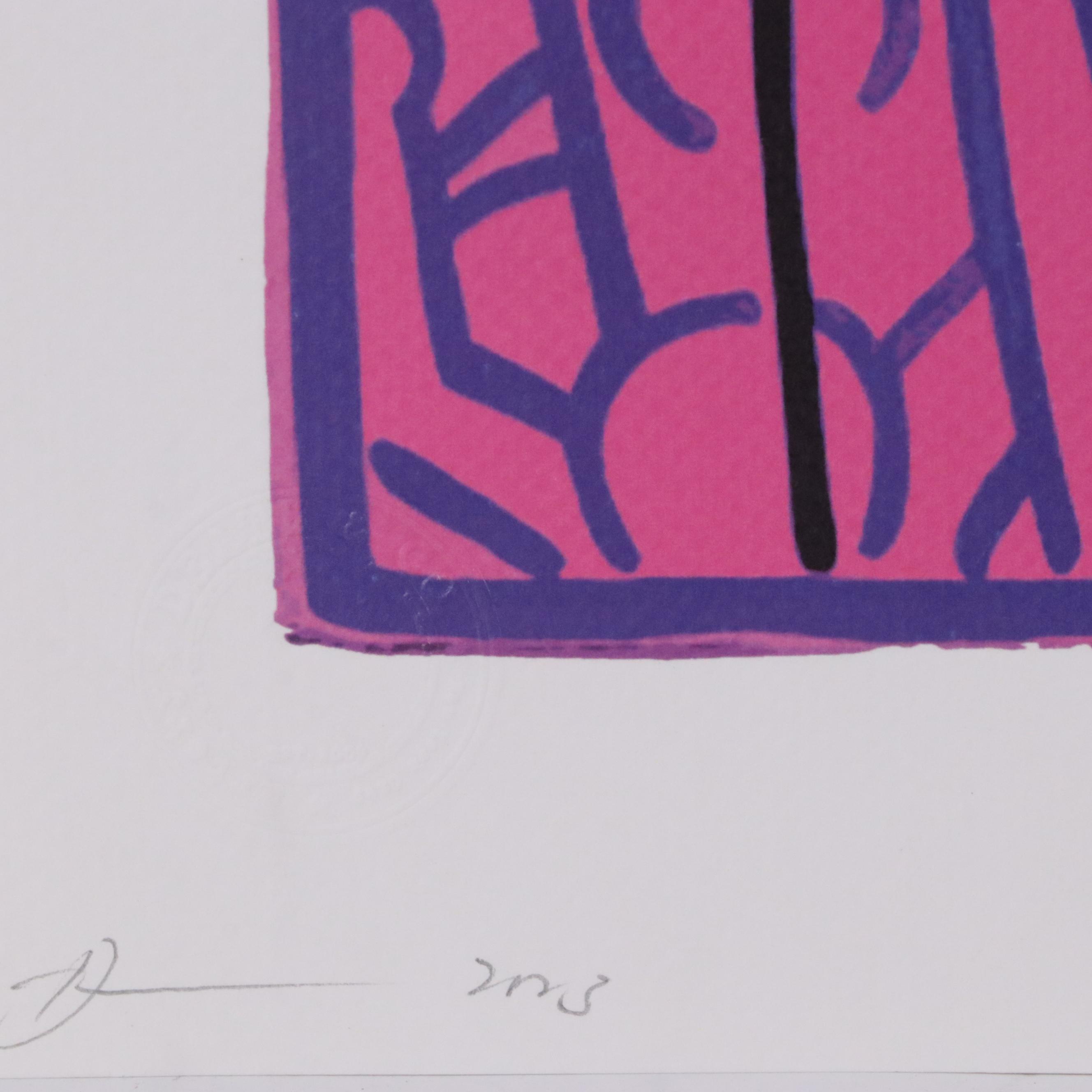 Death NYC Pop Art Graphic Print of Keith Haring x Chanel, 2023