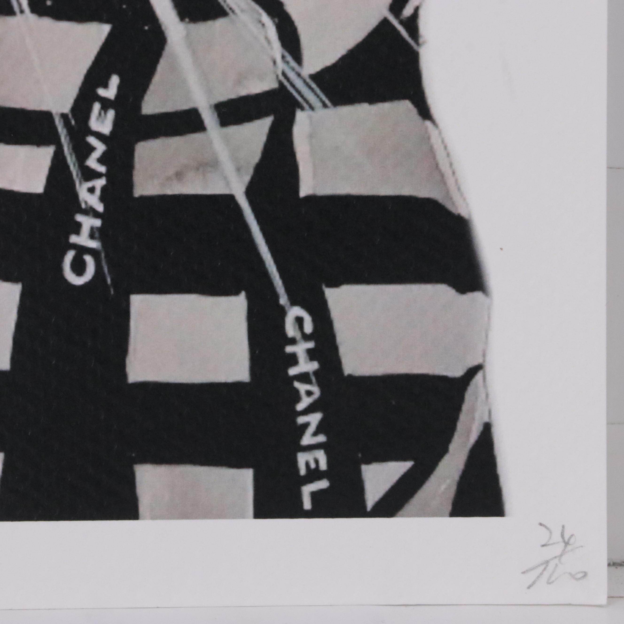 Death NYC Pop Art Graphic Print of Keith Haring x Chanel, 2023