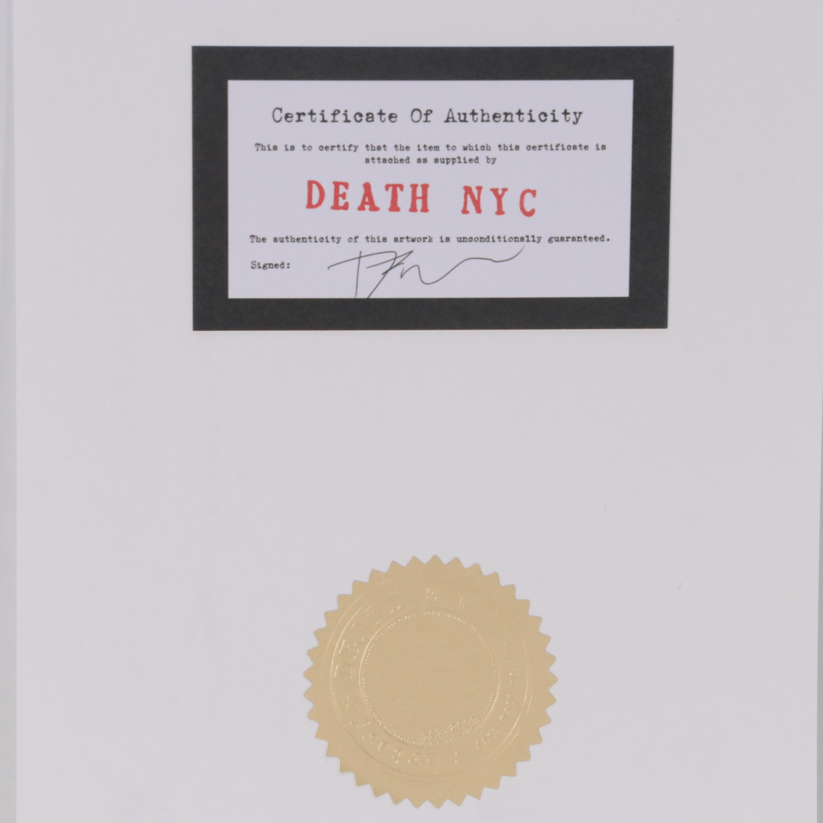 Death NYC Pop Art Graphic Print of Keith Haring x Chanel, 2023