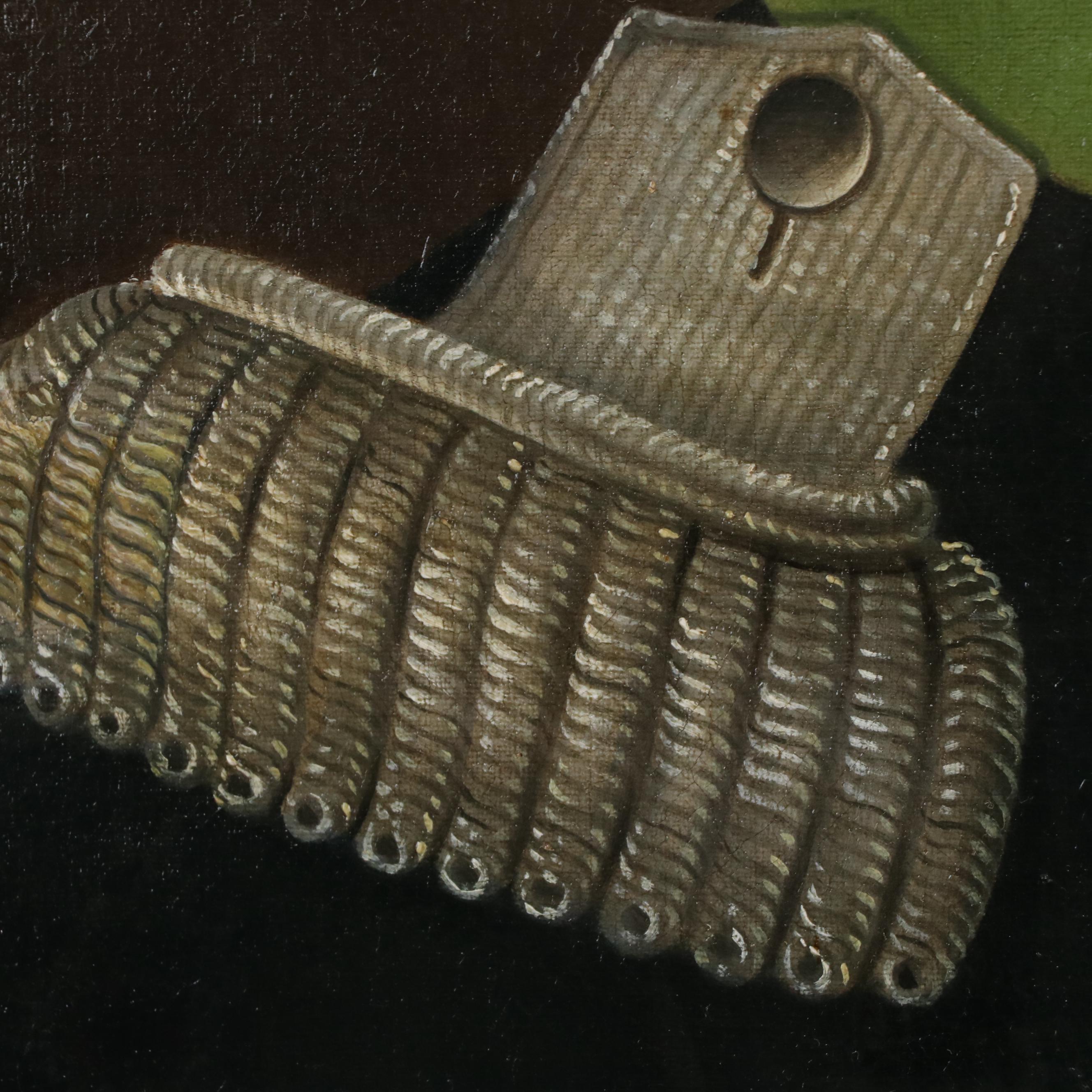 C. Burkhardt Military Portrait Oil Painting, 1820