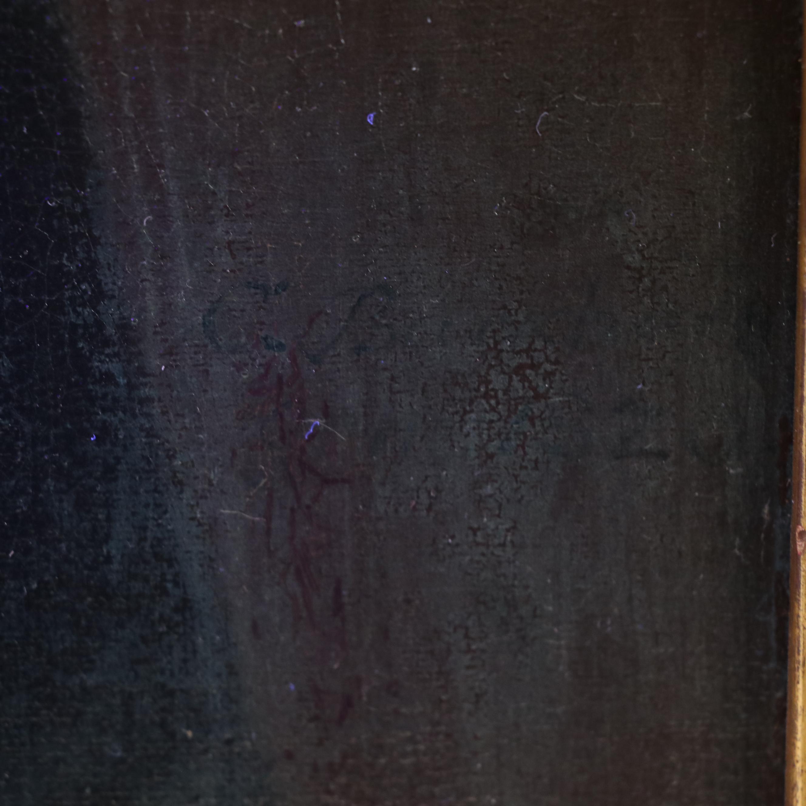 C. Burkhardt Military Portrait Oil Painting, 1820