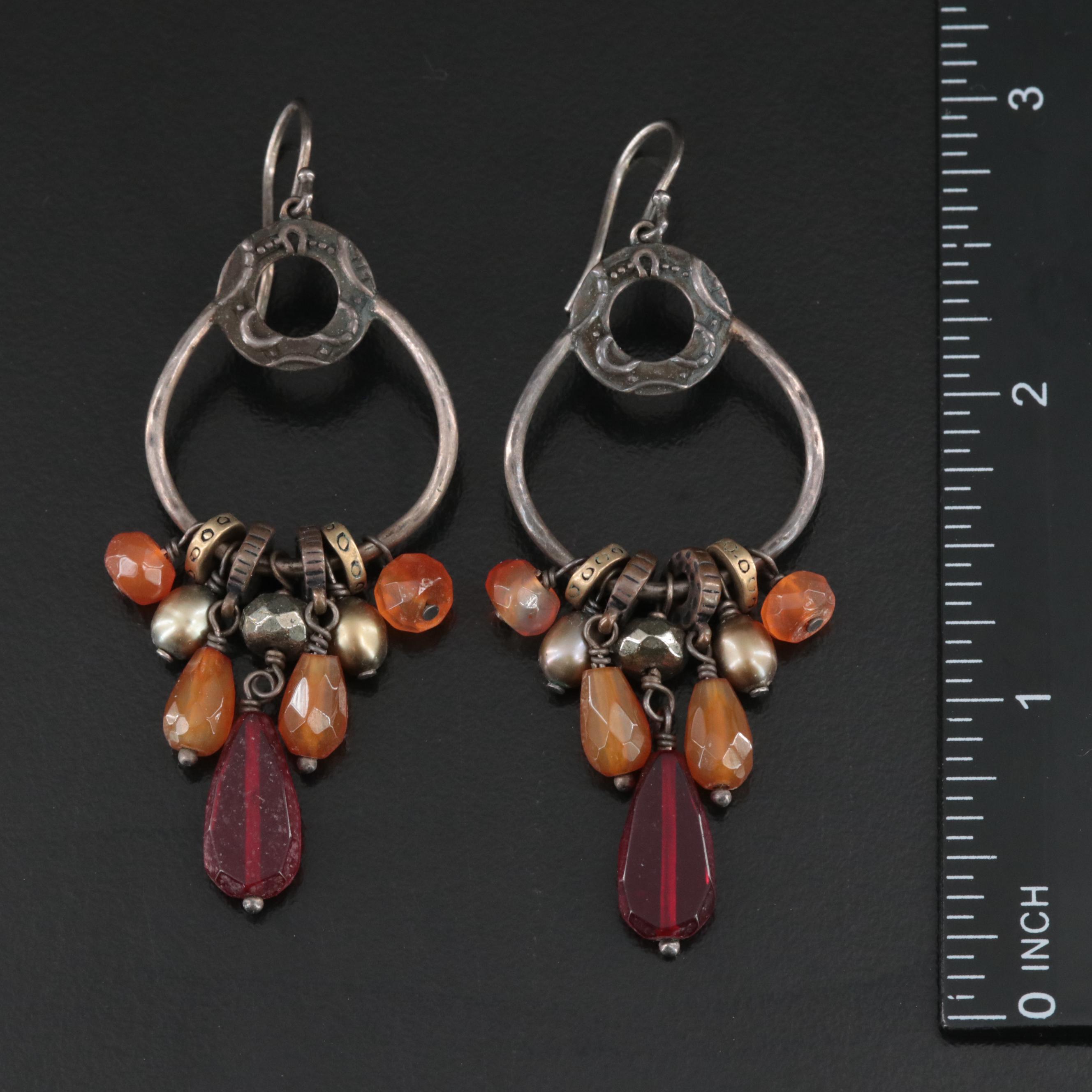 Silpada, Pearl, Coral and Chalcedony Featured in Sterling Earring Collection