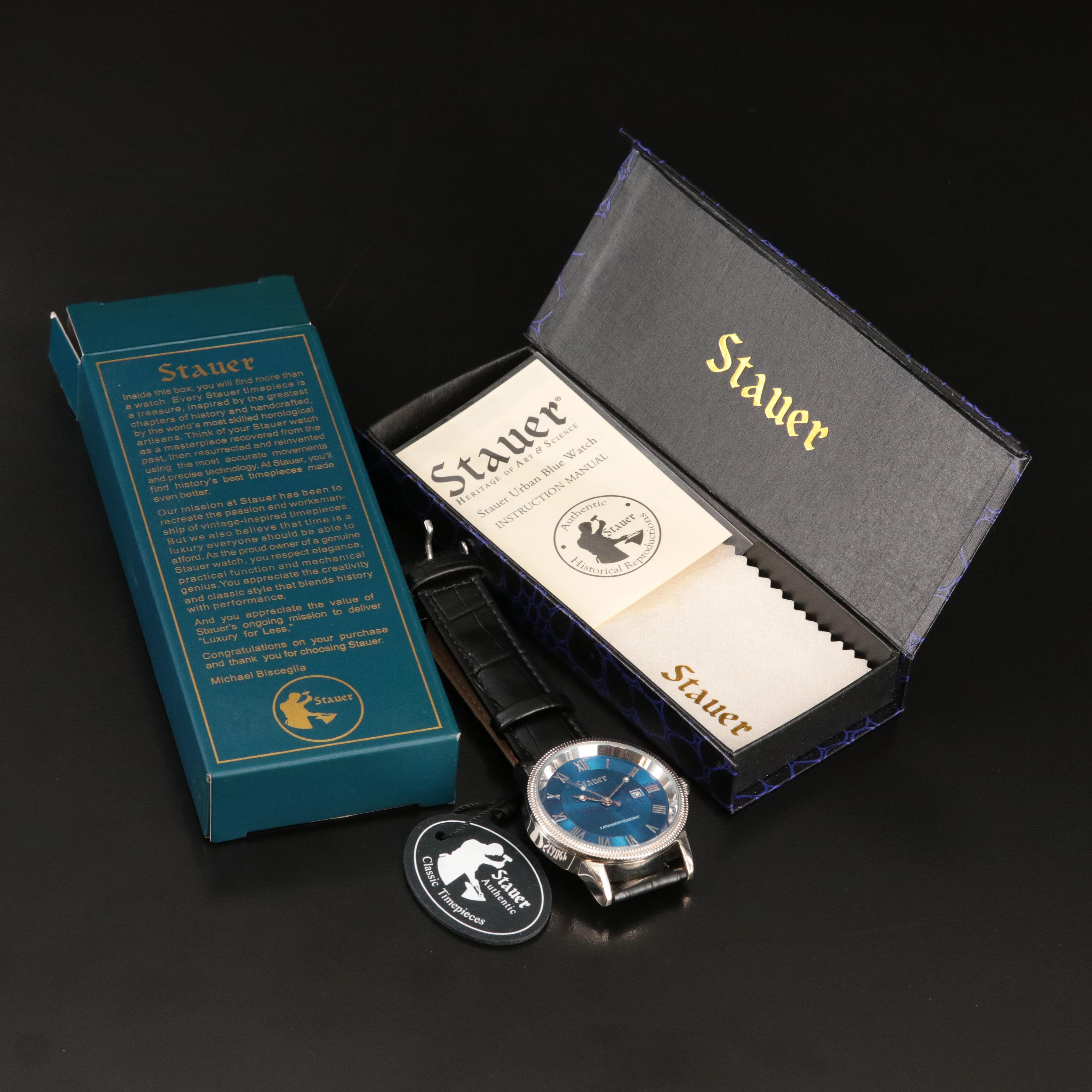 Stauer Urban Blue 43mm Watch