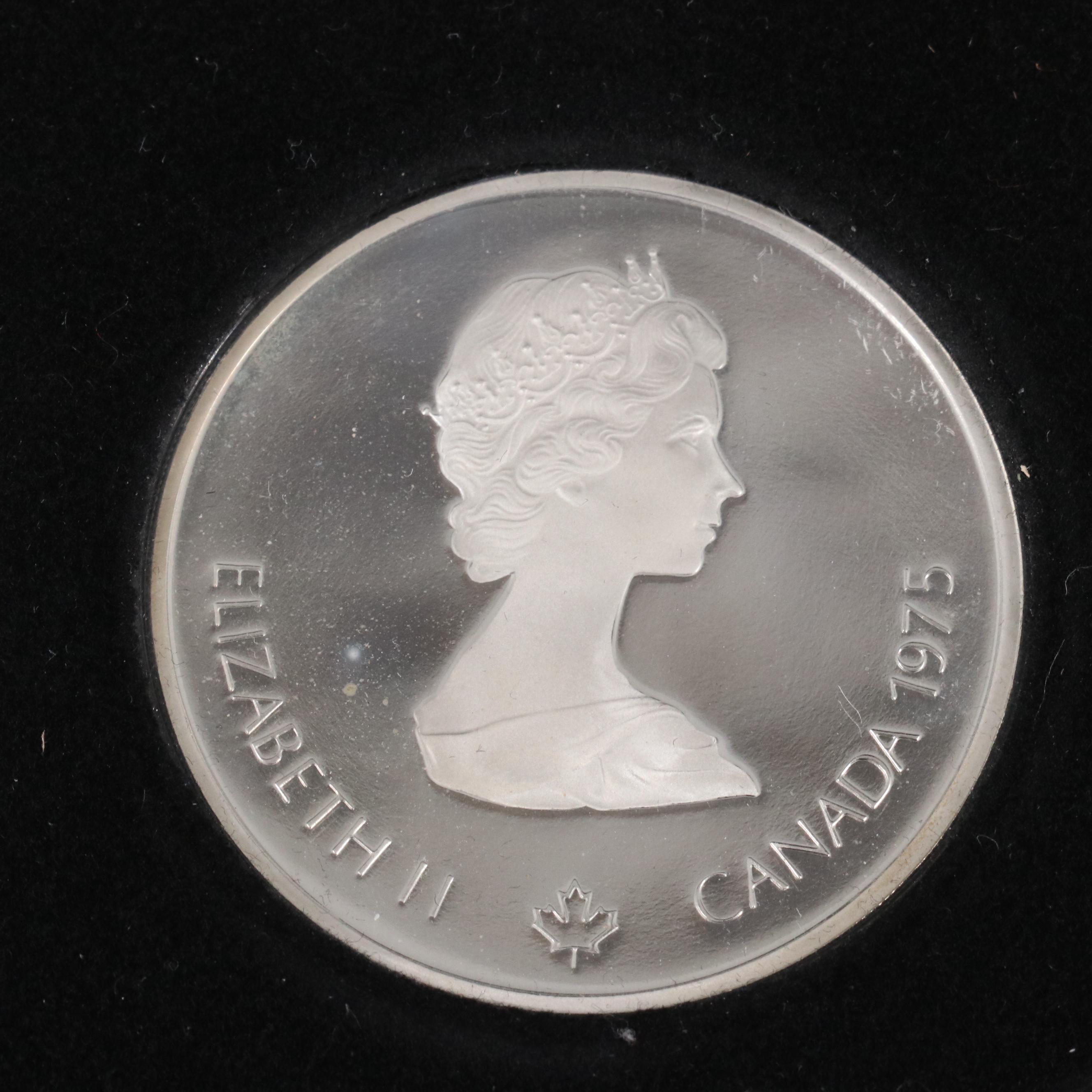 1976 Canada Four Piece Olympic Silver Coin Proof Set