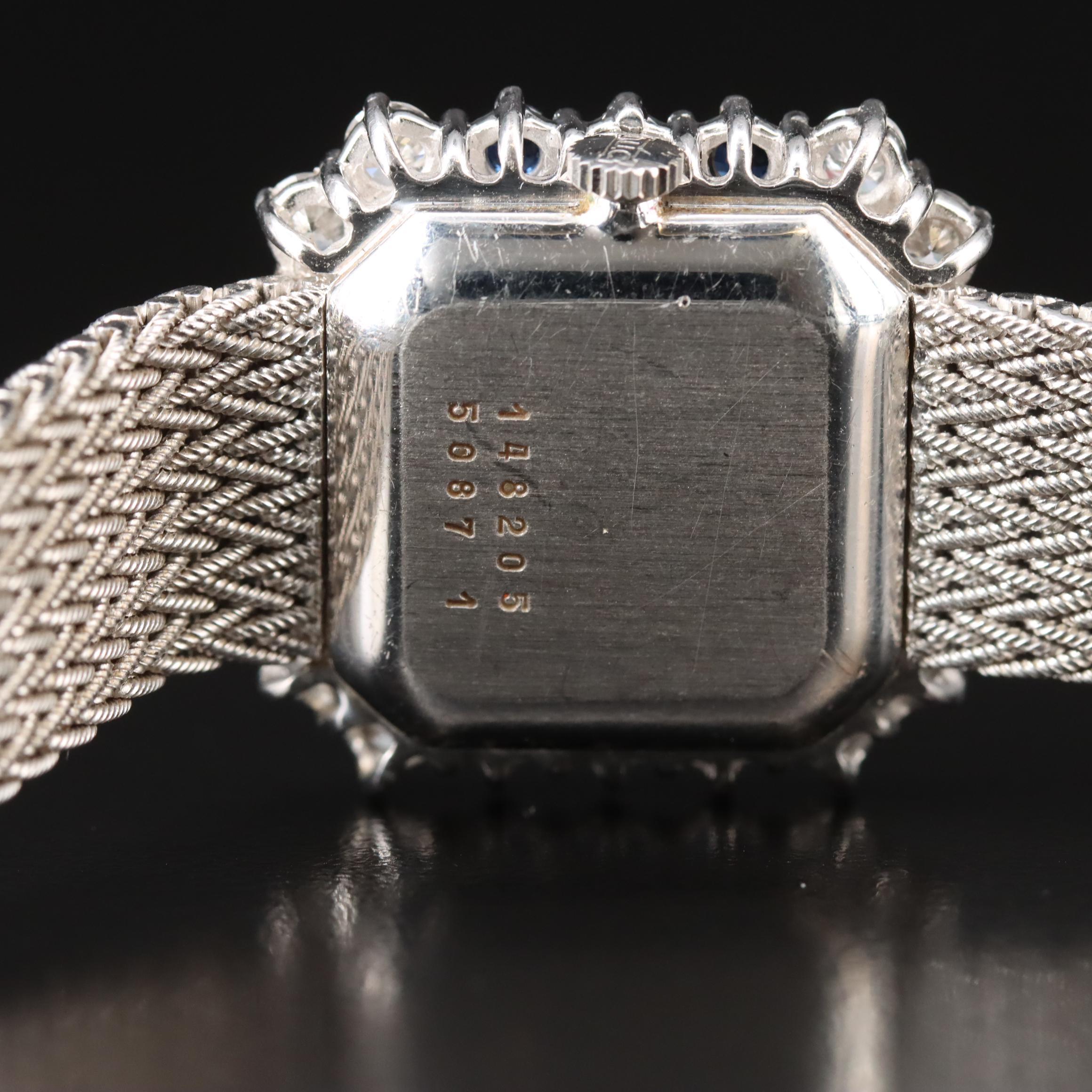 18K Chopard Custom 1.20 CTW Diamond and Sapphire Watch