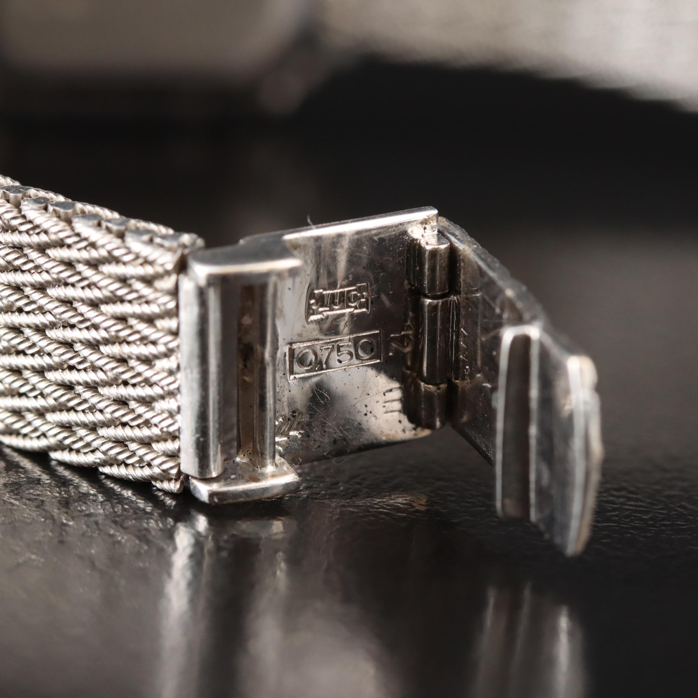 18K Chopard Custom 1.20 CTW Diamond and Sapphire Watch