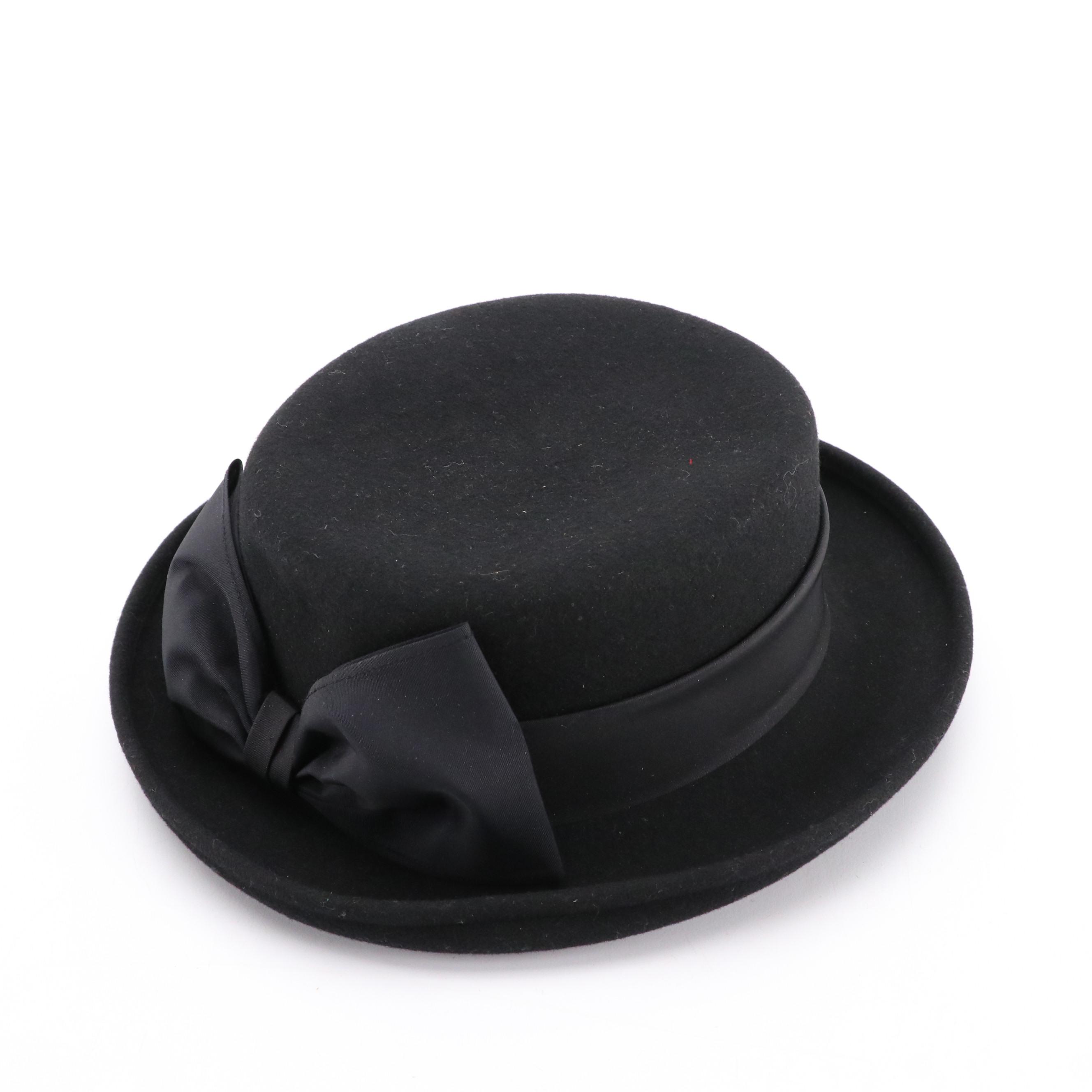 Mink Fur Hat, Short/Wide Brim Hats, Birdcage Fascinator with Brooch Pin, Boxes