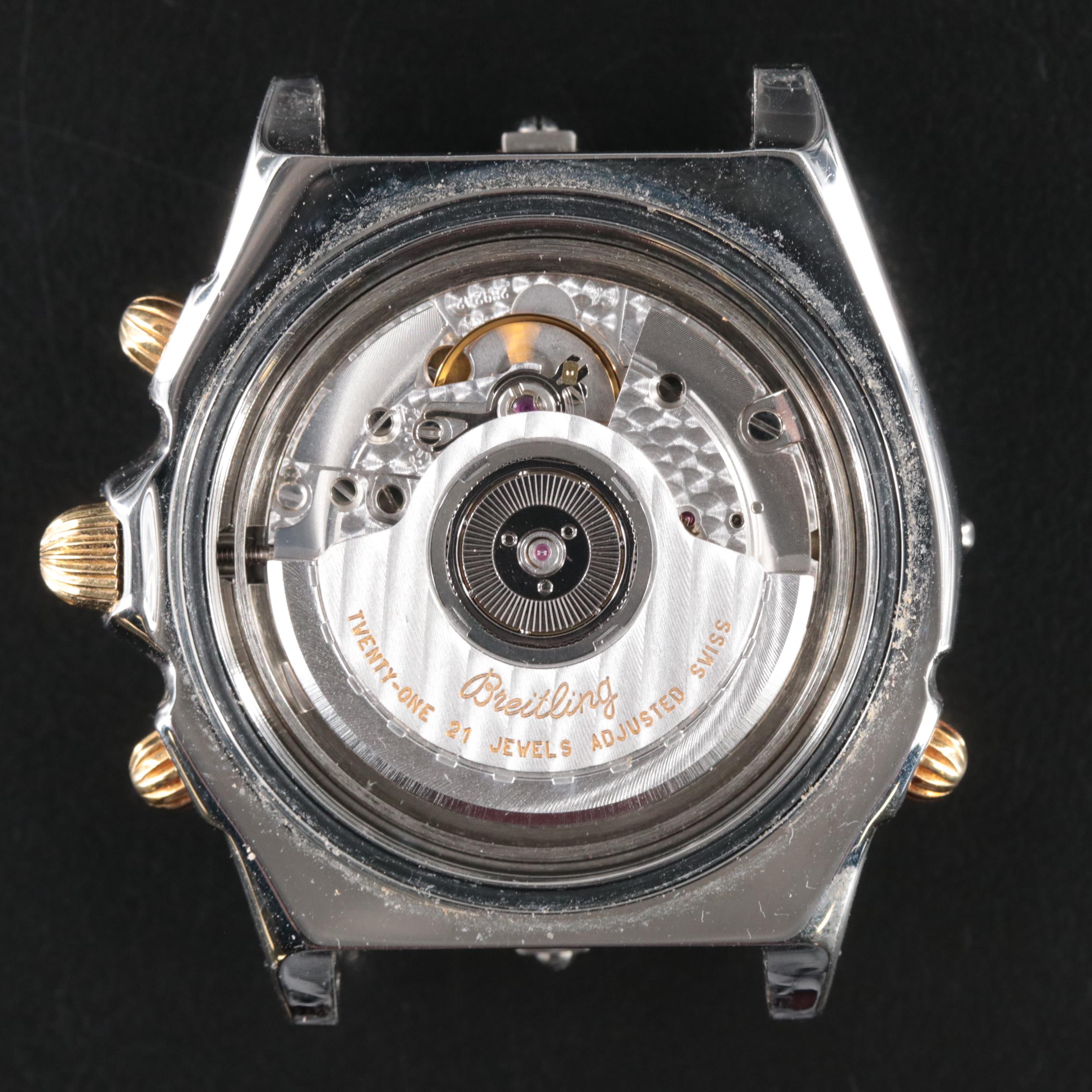 Breitling Duograph GMT Day/Night Indicator Dual Date Watch