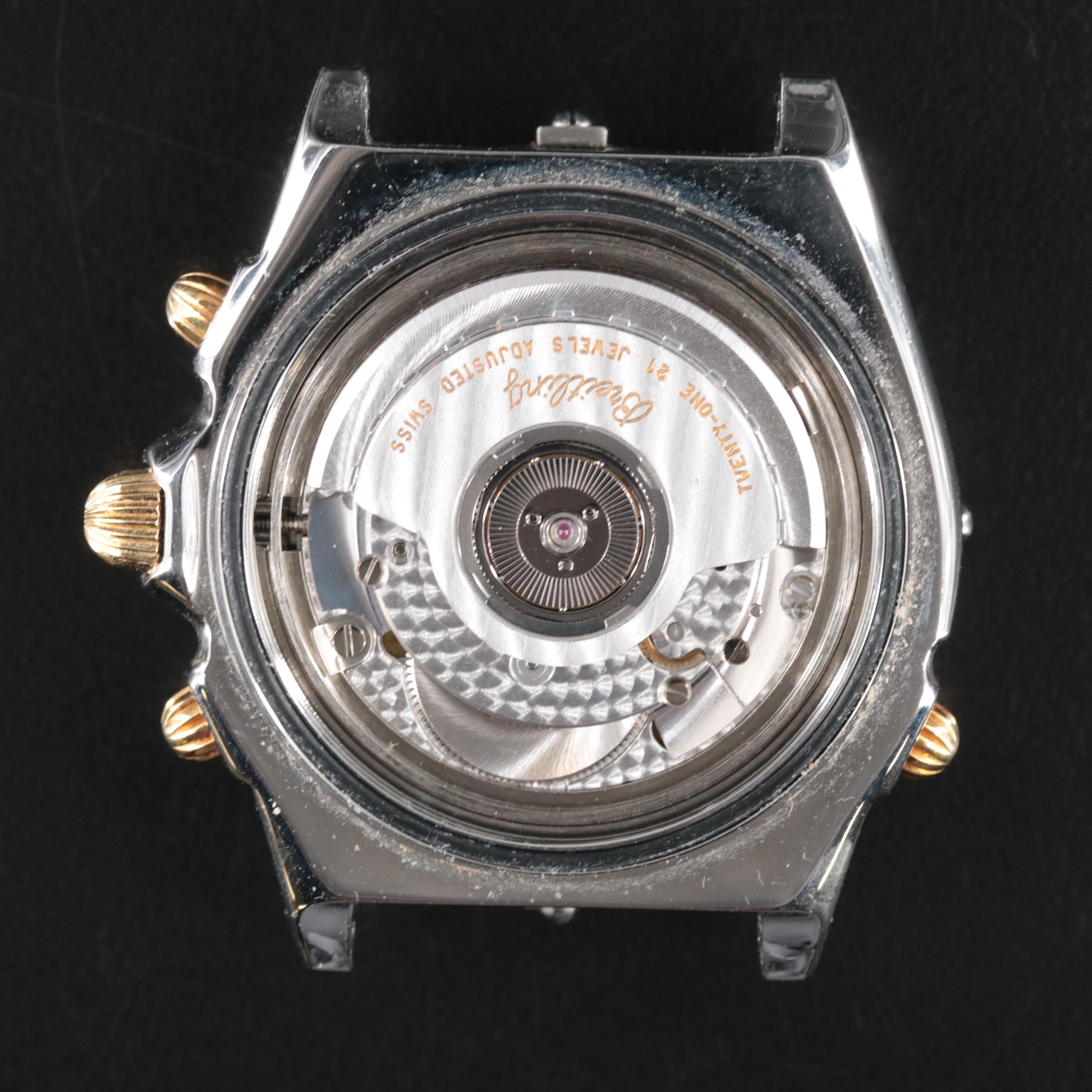 Breitling Duograph GMT Day/Night Indicator Dual Date Watch