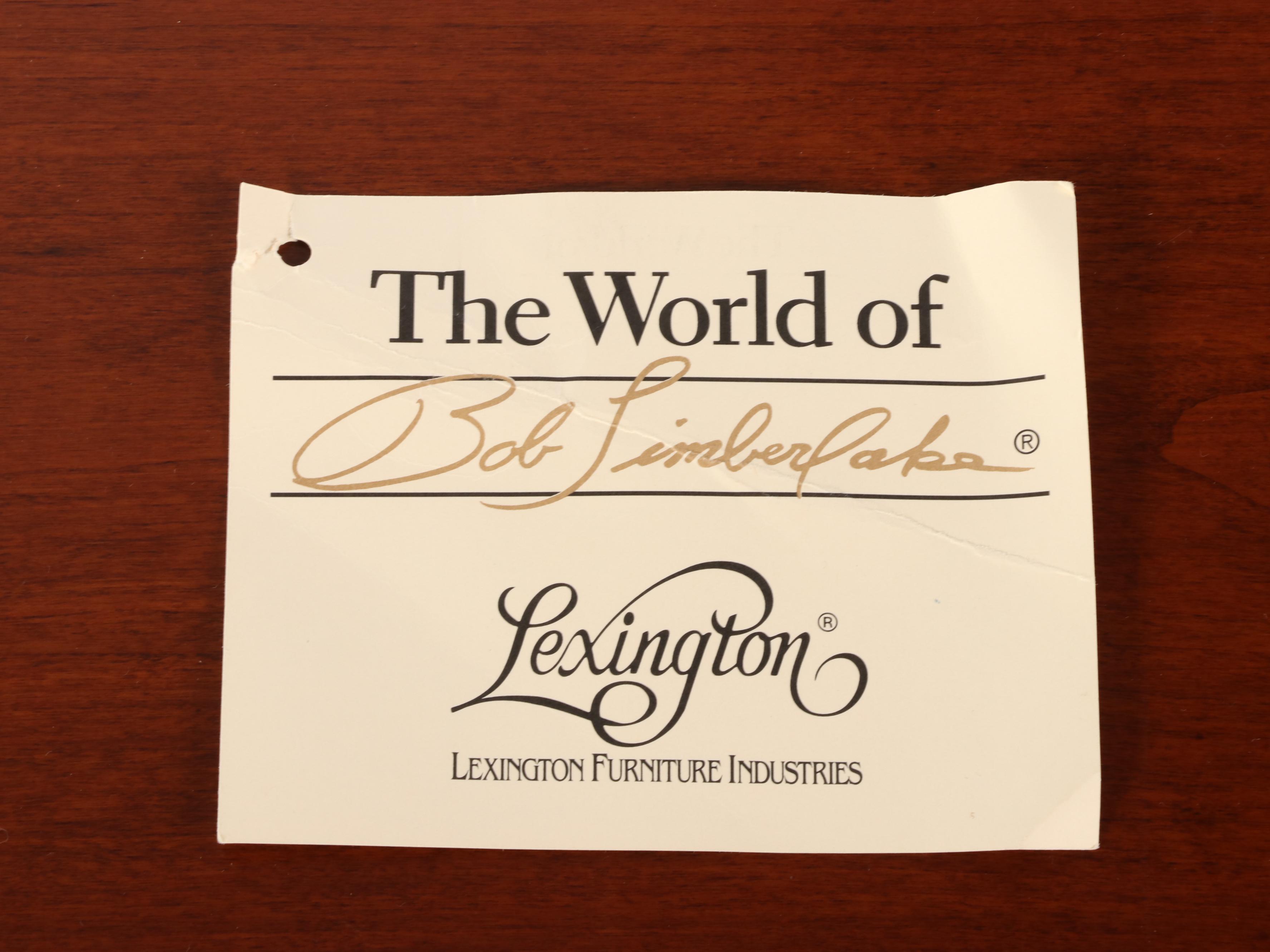 Bob Timberlake for Lexington Chippendale Style Cherrywood Map Chest Coffee Table