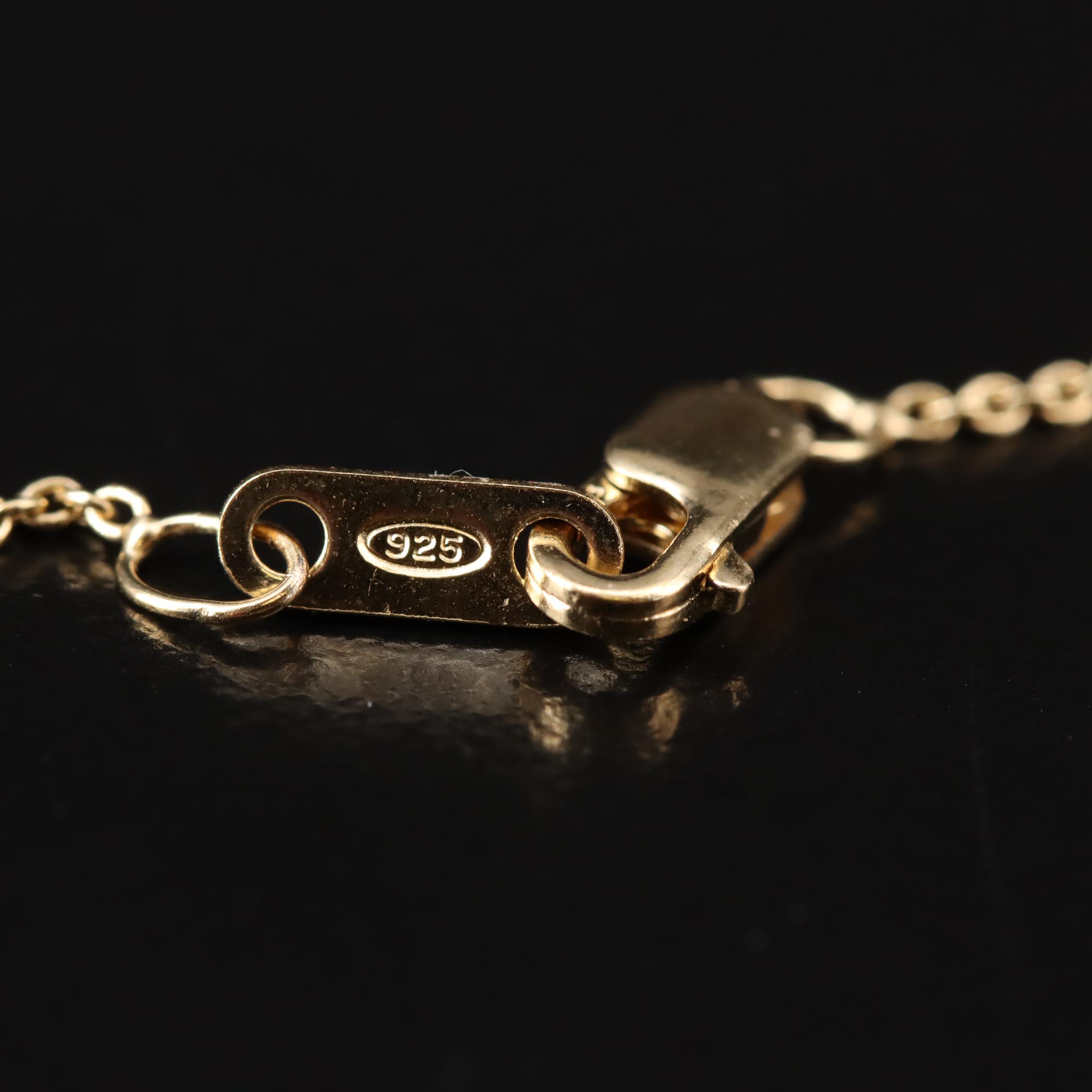 Sterling Pearl and White Sapphire Pendant Necklace