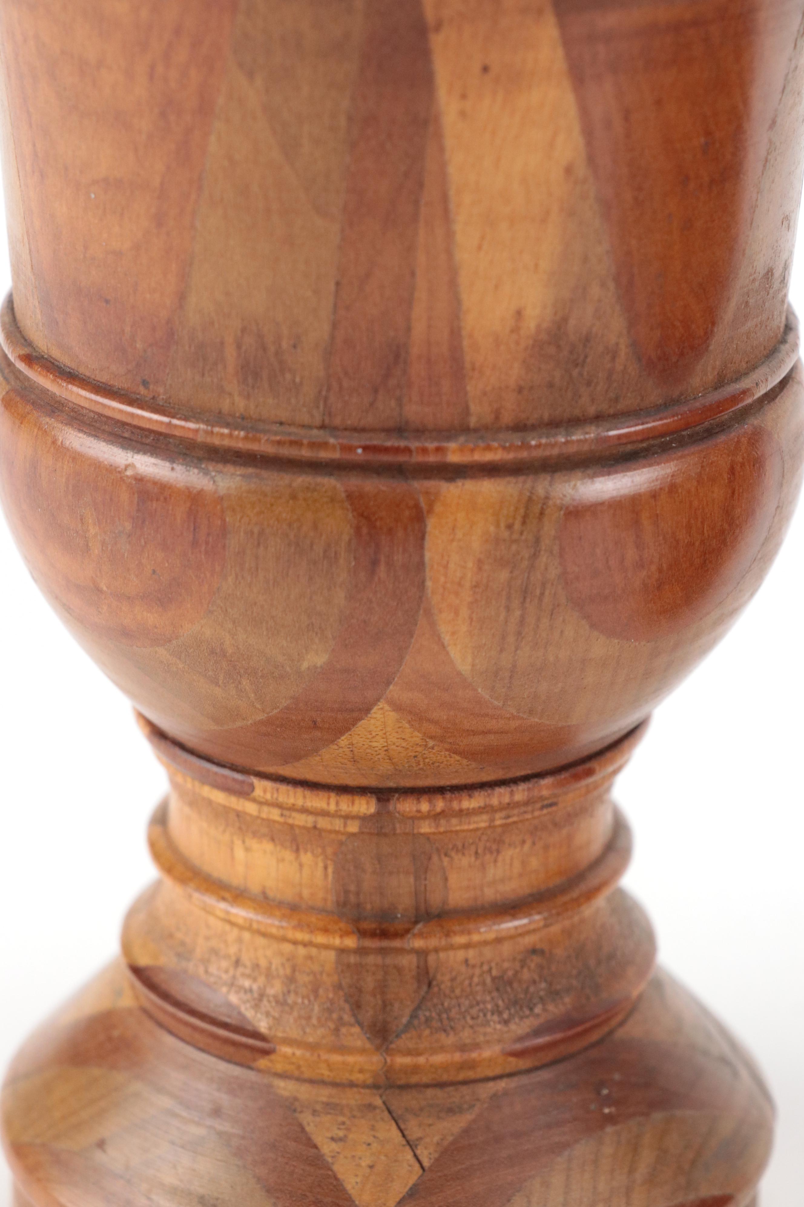 Finished Wood Goblet with More Wood Goblets