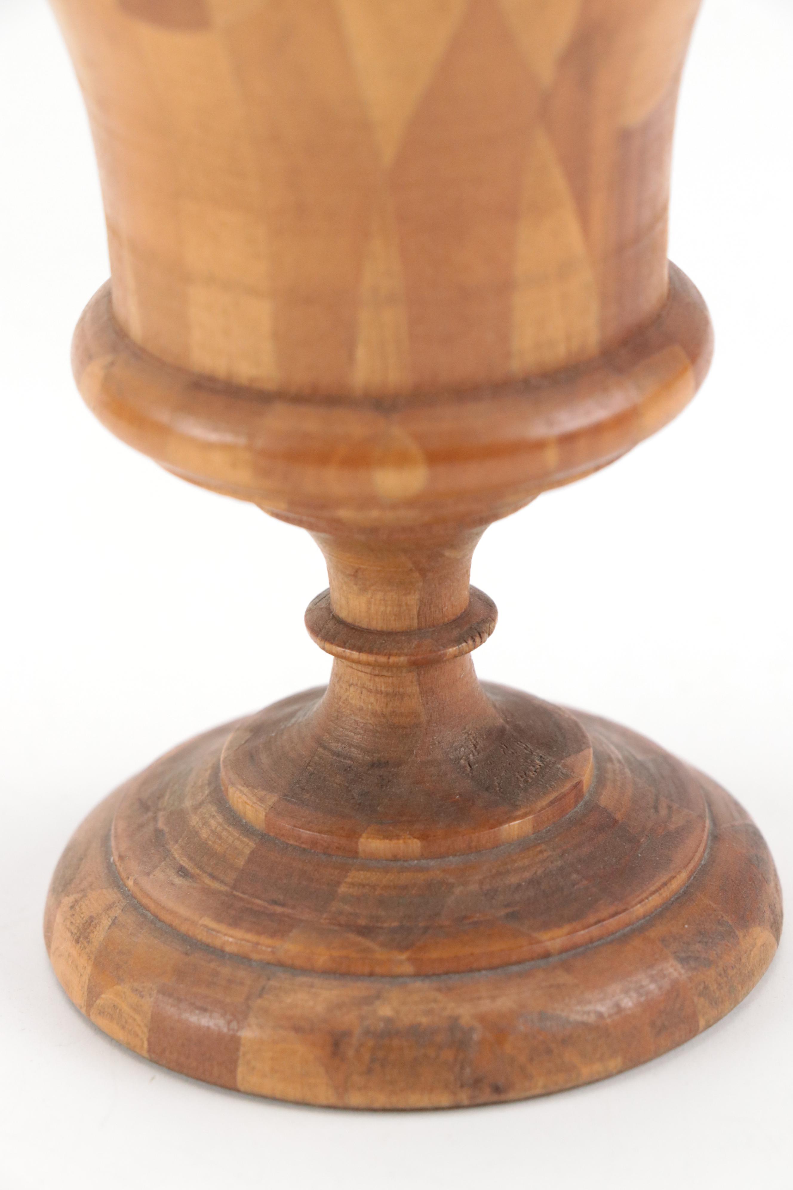 Finished Wood Goblet with More Wood Goblets