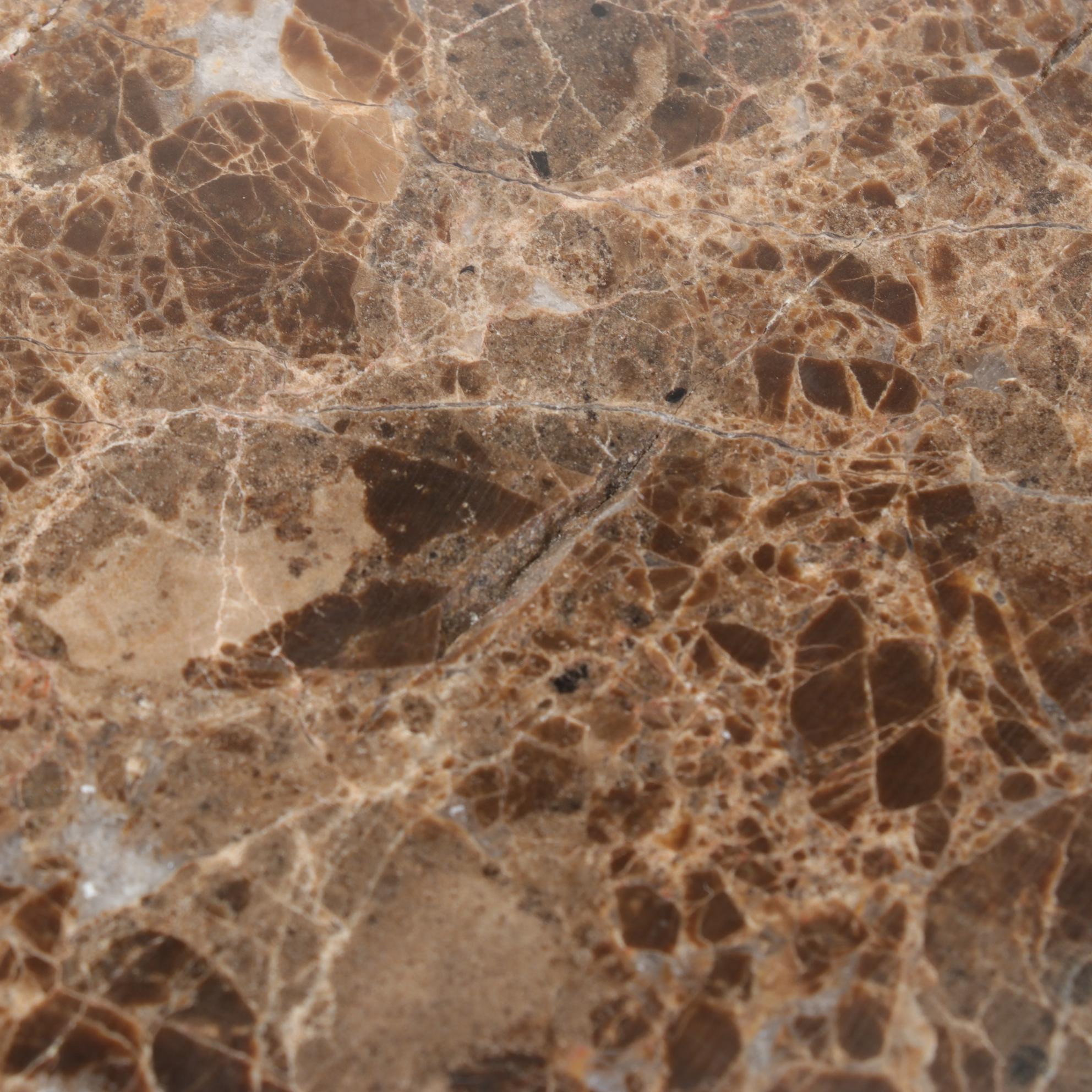 Donald Drumm Studios Marble and Aluminum Cheeseboard