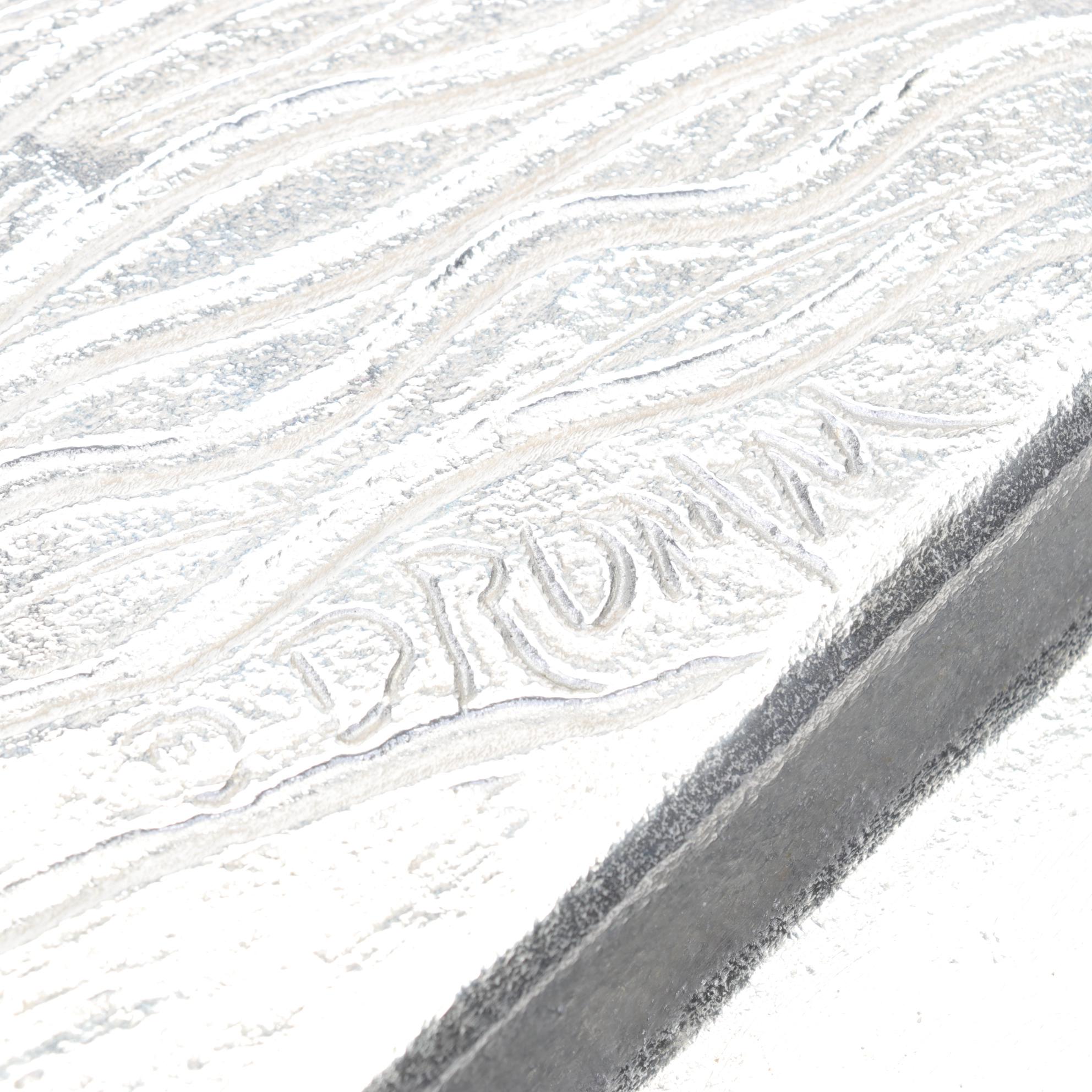 Donald Drumm Studios Marble and Aluminum Cheeseboard