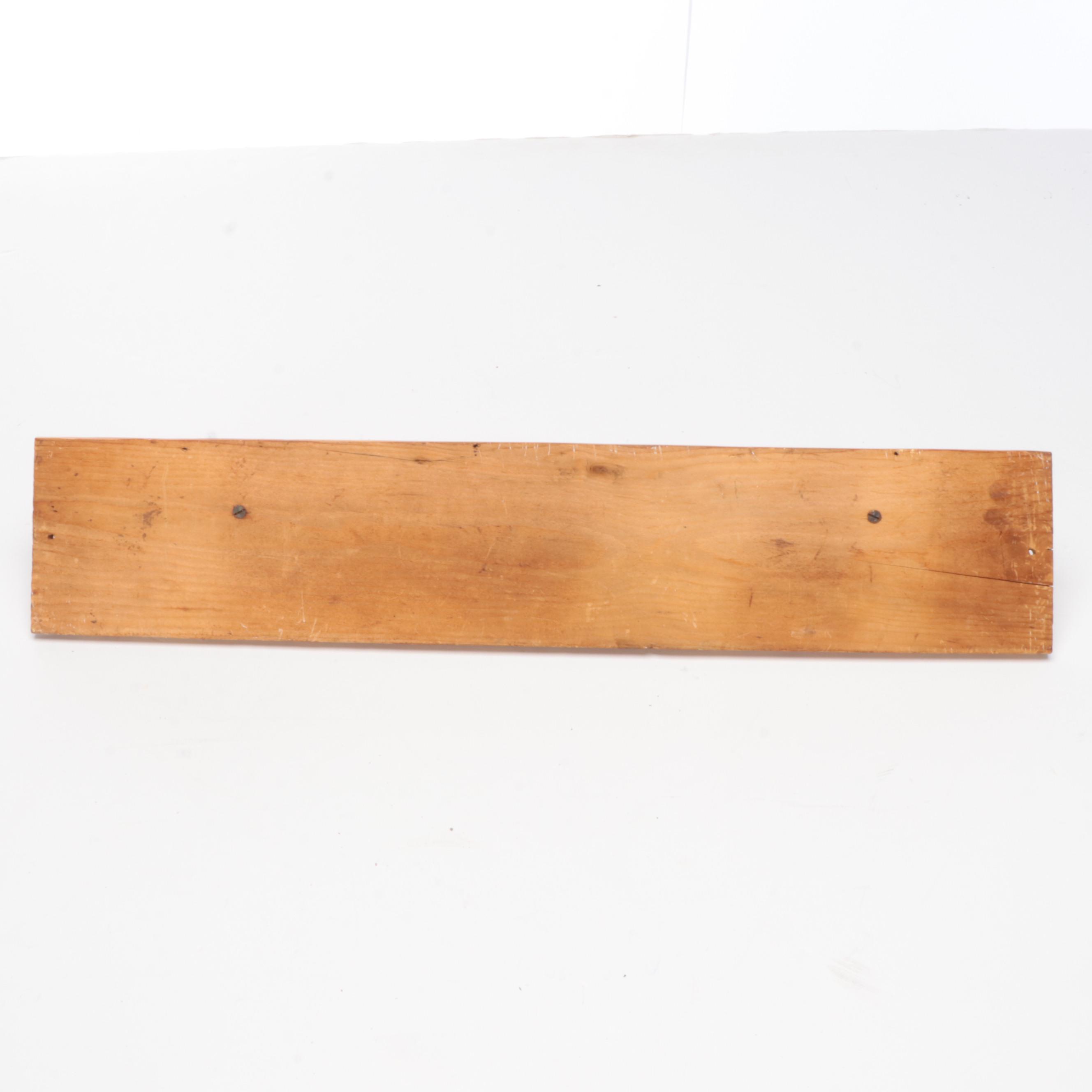 Polychrome Wood Boat Motif Wall Hangings, Late 20th Century