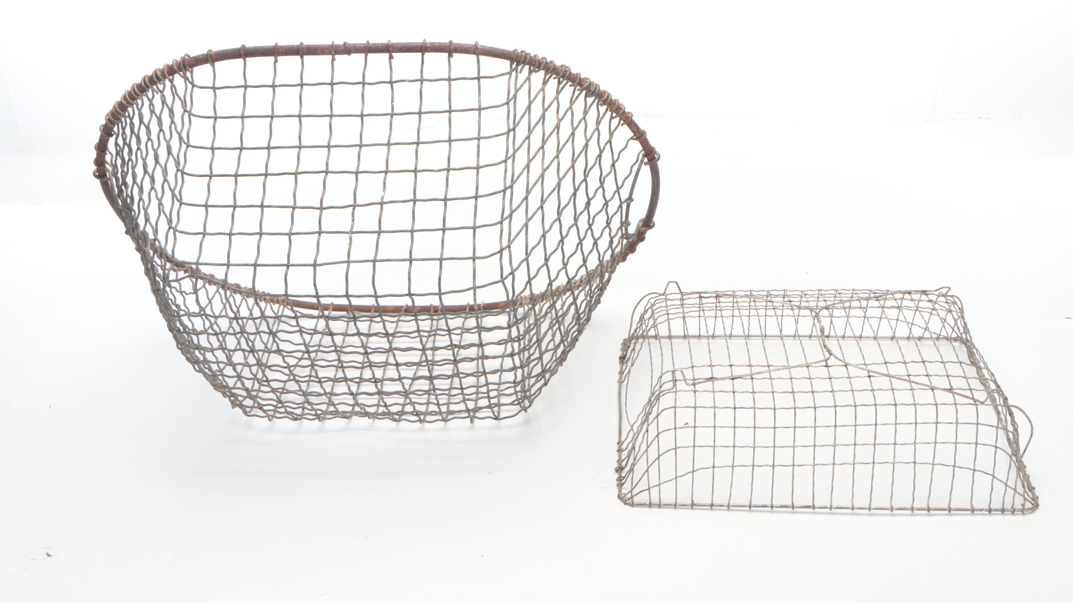 Metal Wire Baskets, 20th Century