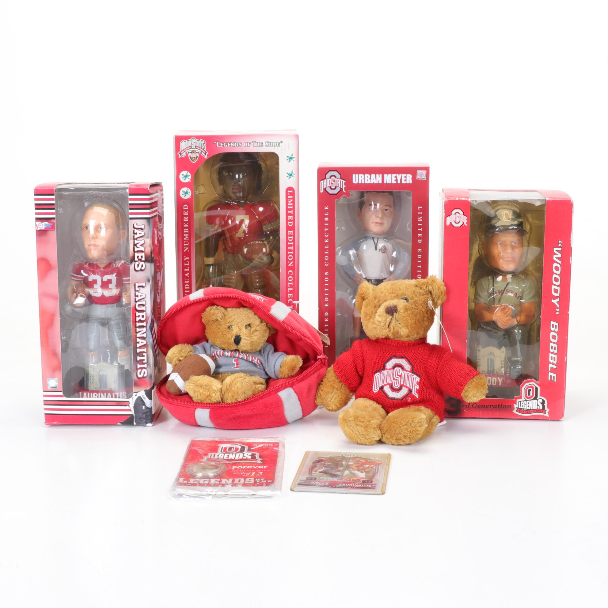 Woody Hayes and Urban Meyer Figurines and Other Ohio State Football Collectibles