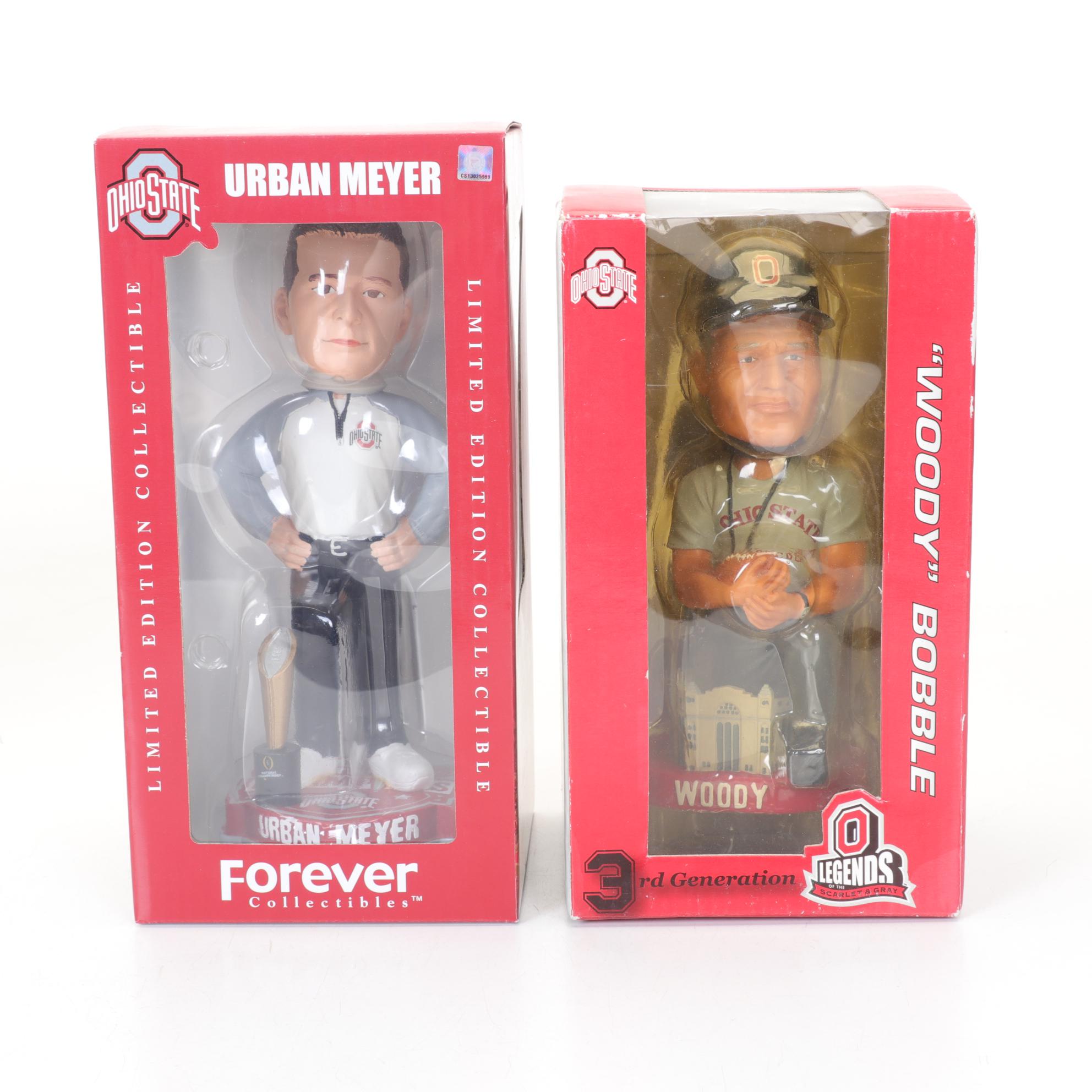 Woody Hayes and Urban Meyer Figurines and Other Ohio State Football Collectibles